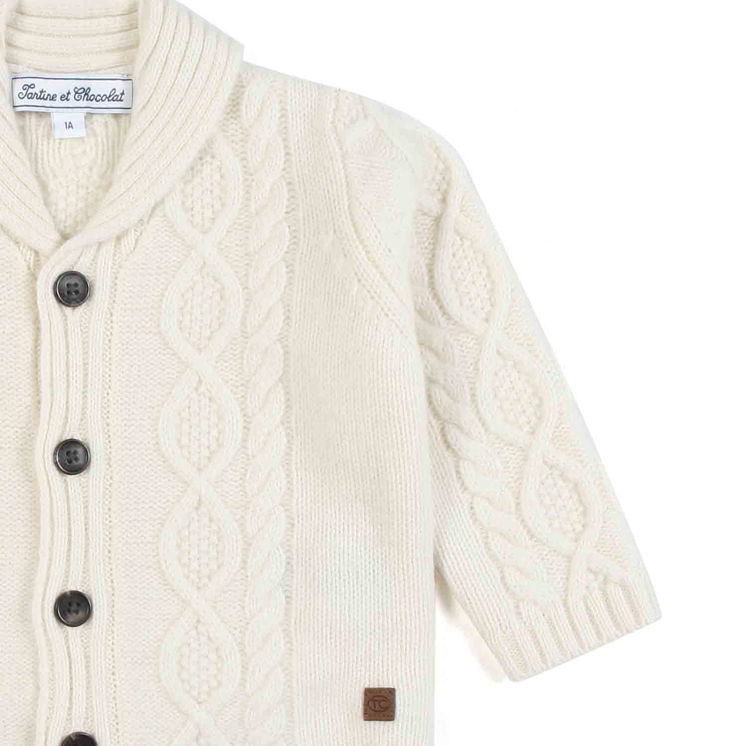 CARDIGAN PANNA BIMBO E NEONATO - annameglio.com abbigliamento moda