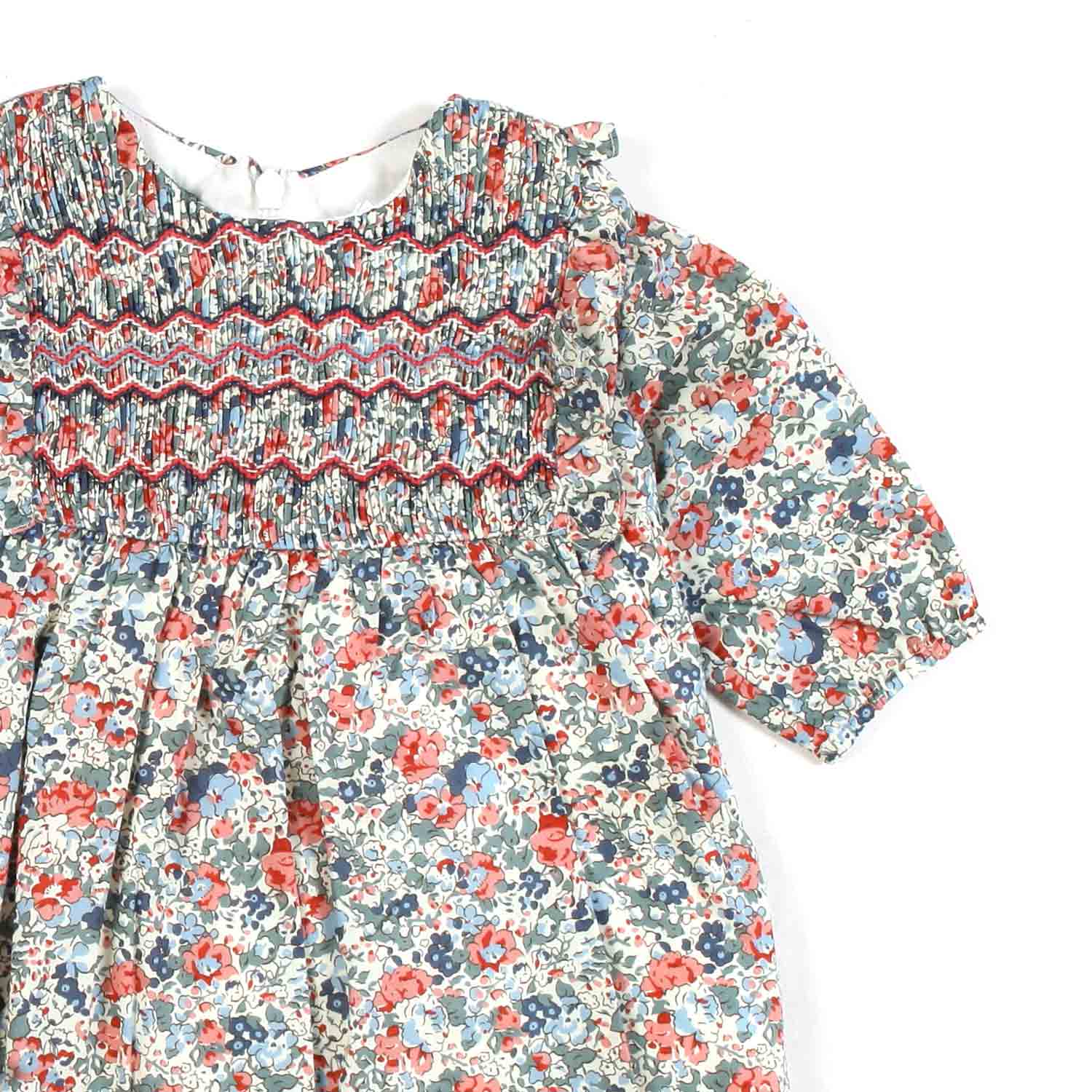 MINI ABITO FANTASIA LIBERTY BIMBA E NEONATA - annameglio.com abbigliamento moda
