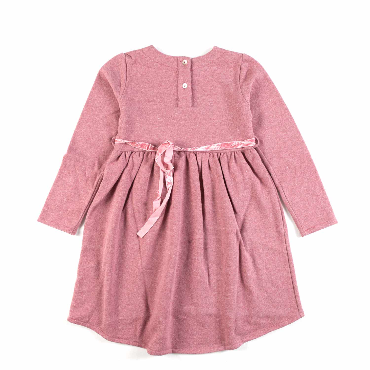 ABITO ROSA MOSTO BRILLANTINATO BAMBINA - annameglio.com abbigliamento moda