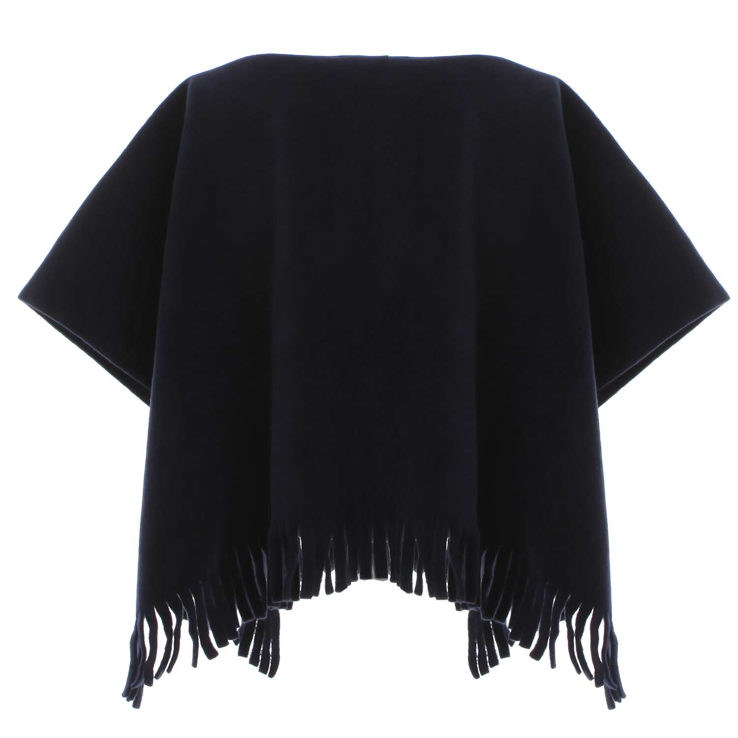 MANTELLA BLU NAVY CON SPILLA BAMBINA E TEEN - annameglio.com abbigliamento moda