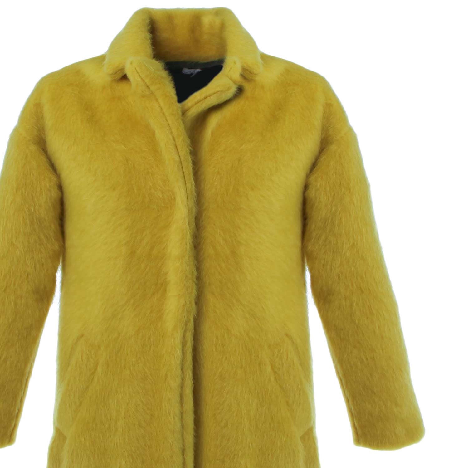 CAPPOTTO AGNELLATO LIME BAMBINA E TEENAGER - annameglio.com abbigliamento moda