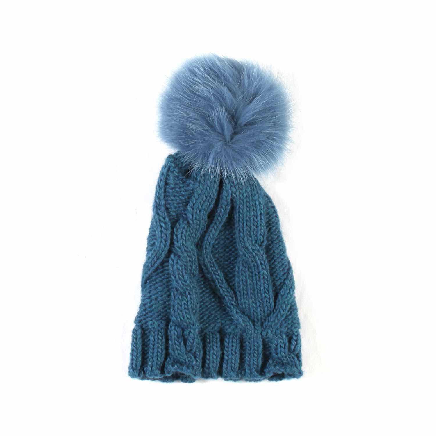 CAPPELLO OTTANIO CON MAXI POMPON BAMBINA - annameglio.com abbigliamento moda