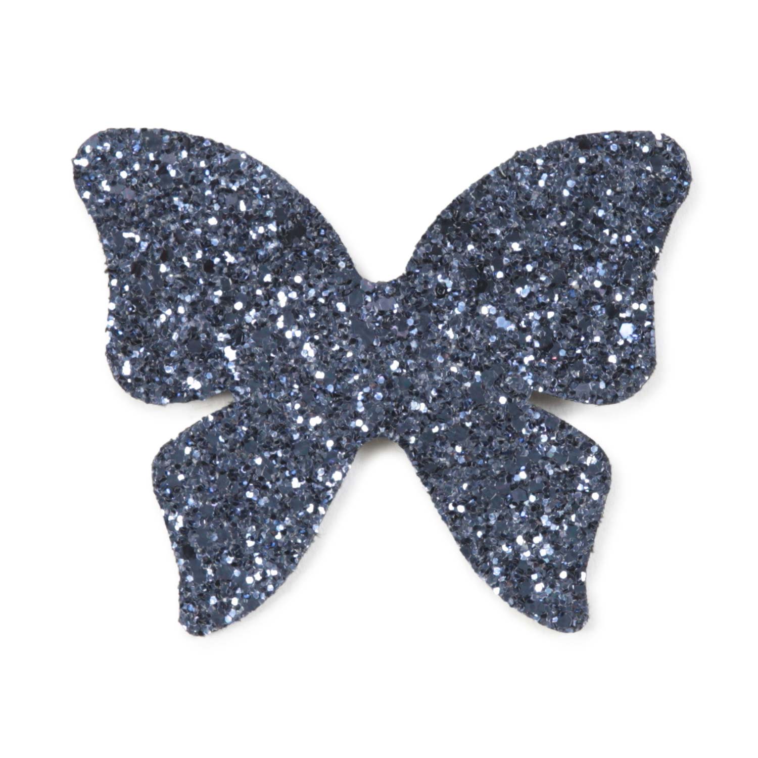 FERMAGLIO A FARFALLA BLU GLITTER - annameglio.com abbigliamento moda