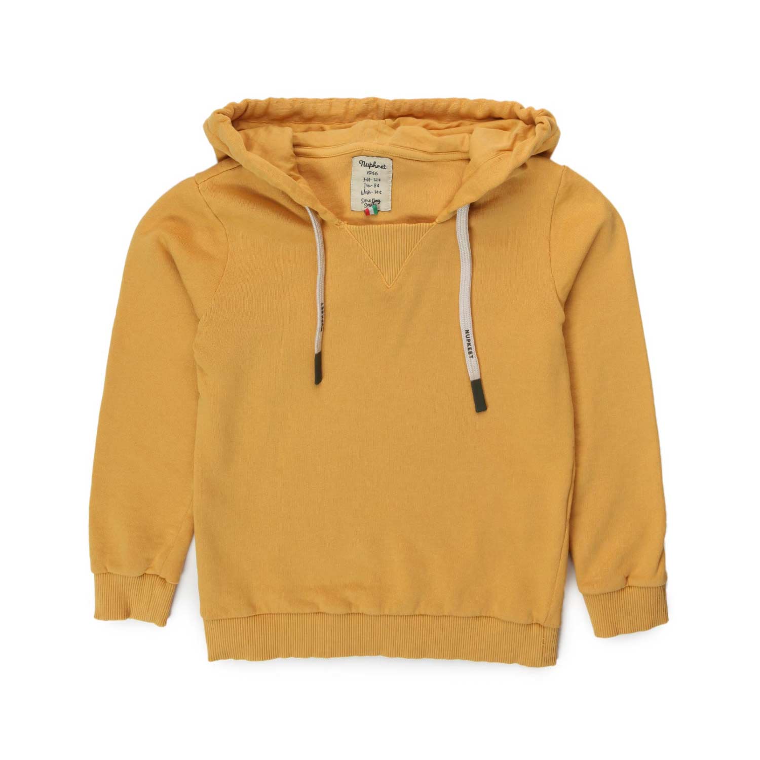 FELPA TADDEO GIALLO SENAPE BAMBINO E TEENAGER - annameglio.com abbigliamento moda