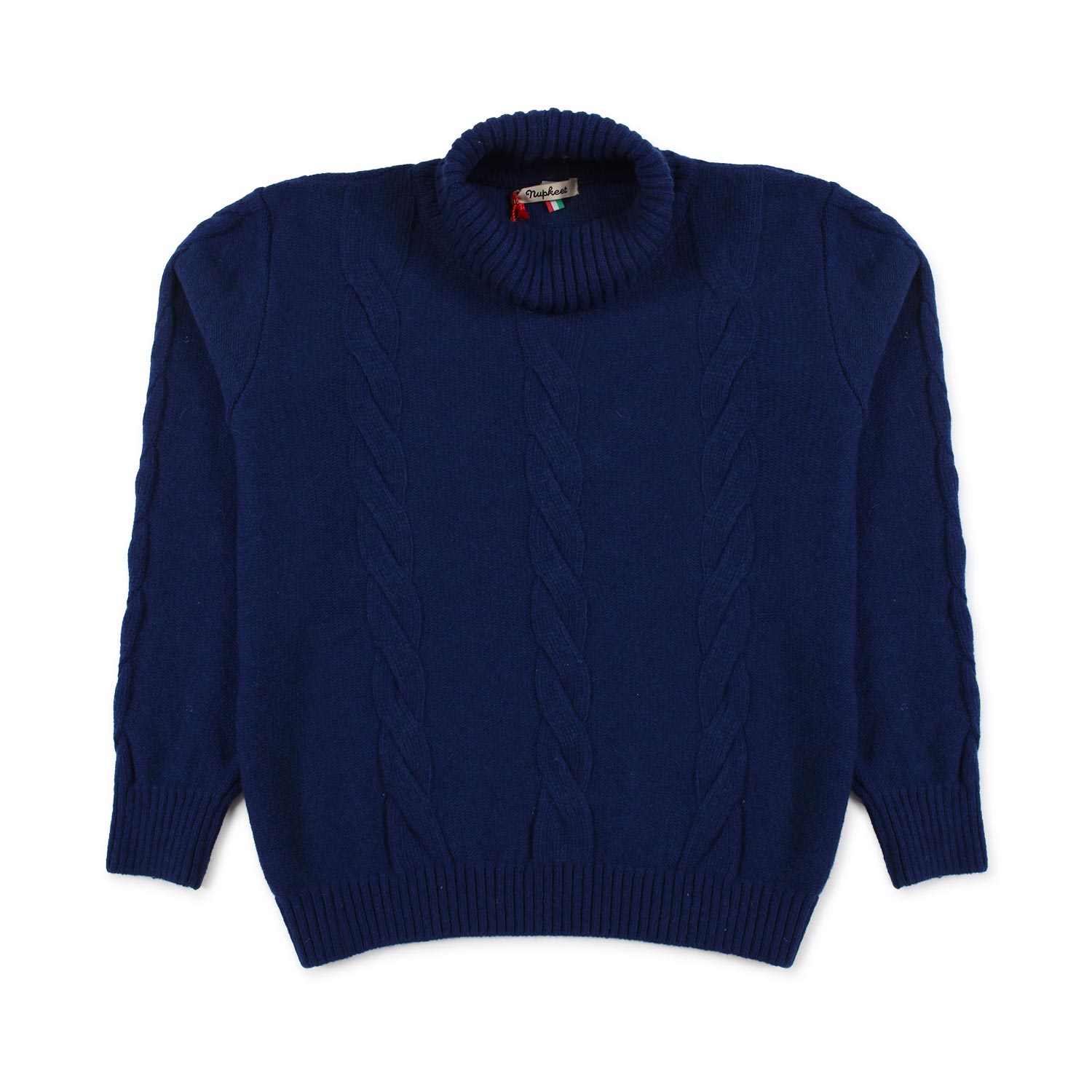 MAGLIONE DOLCEVITA RENZO BLU UNISEX - annameglio.com abbigliamento moda