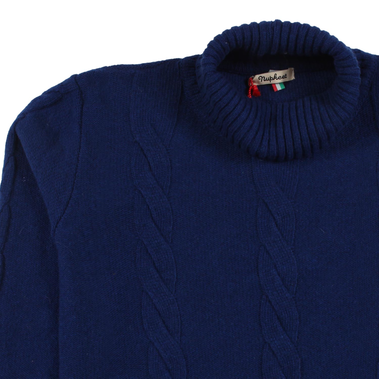 MAGLIONE DOLCEVITA RENZO BLU UNISEX - annameglio.com abbigliamento moda