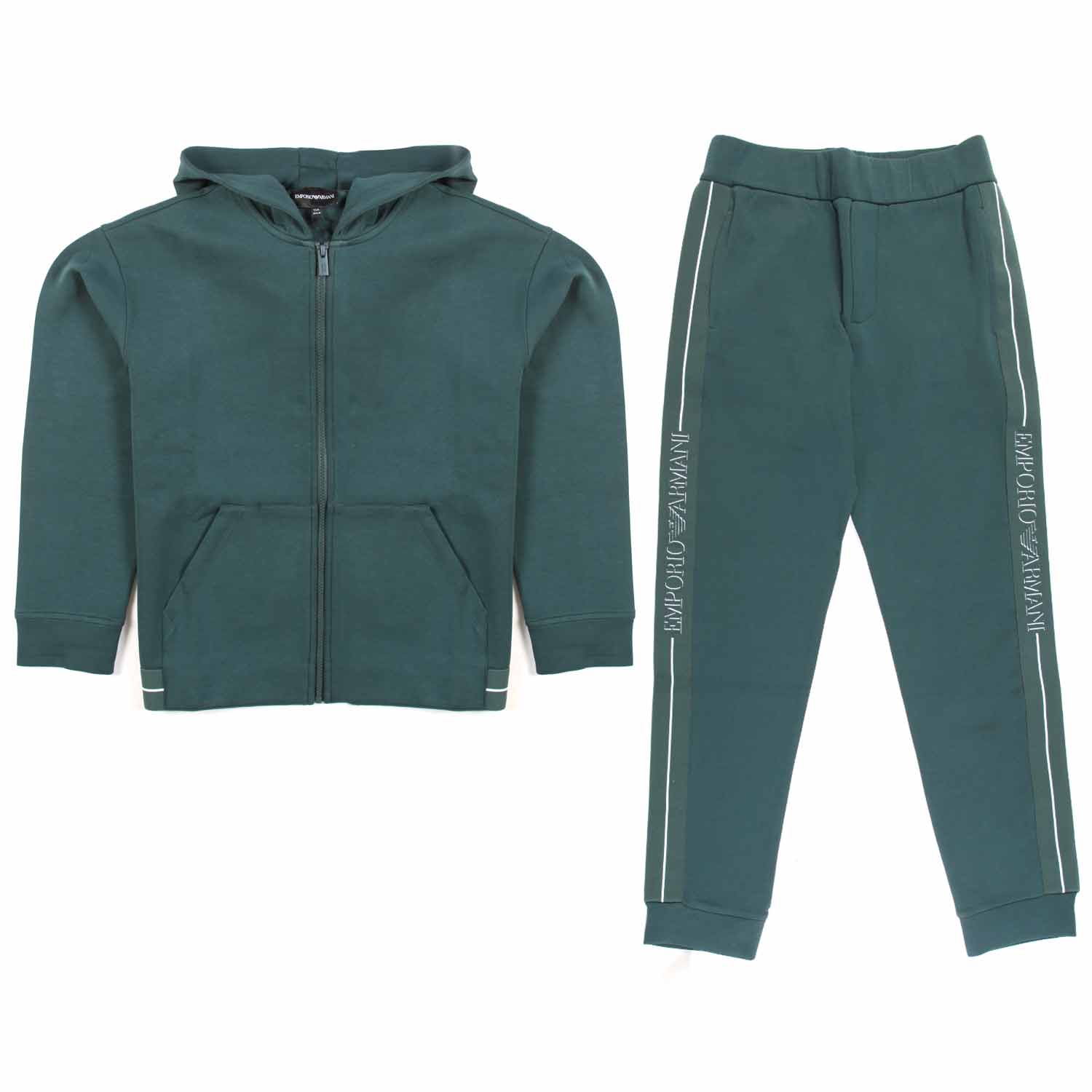 TUTA VERDE GABLES CON LOGHI BAMBINO E TEEN - annameglio.com abbigliamento moda