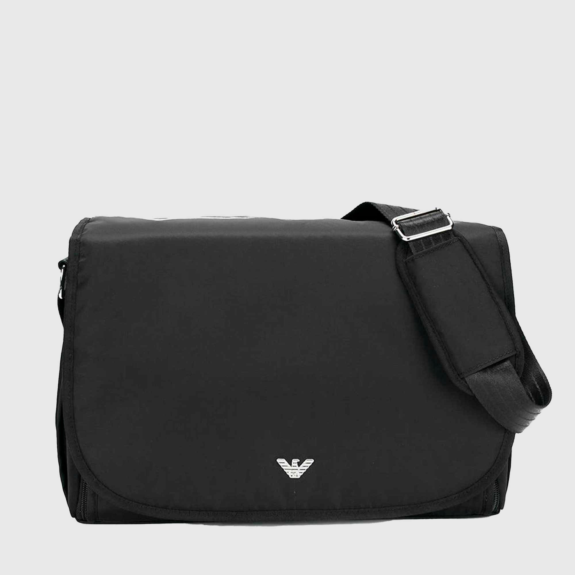 BORSA FASCIATOIO NERA CON AQUILOTTO - annameglio.com abbigliamento moda