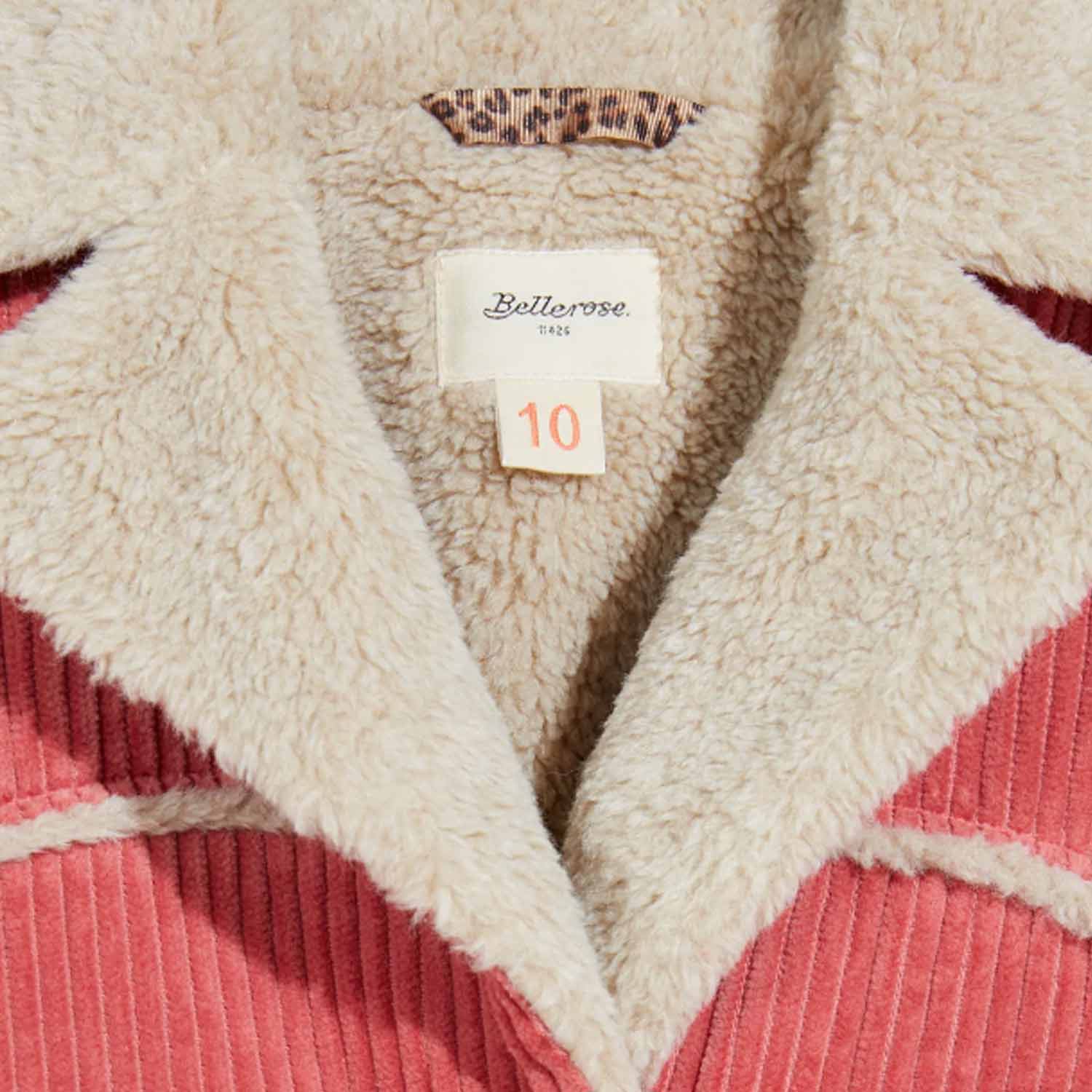 GIACCA SOFTY ROSA E BEIGE IN VELLUTO E TEDDY - annameglio.com abbigliamento moda