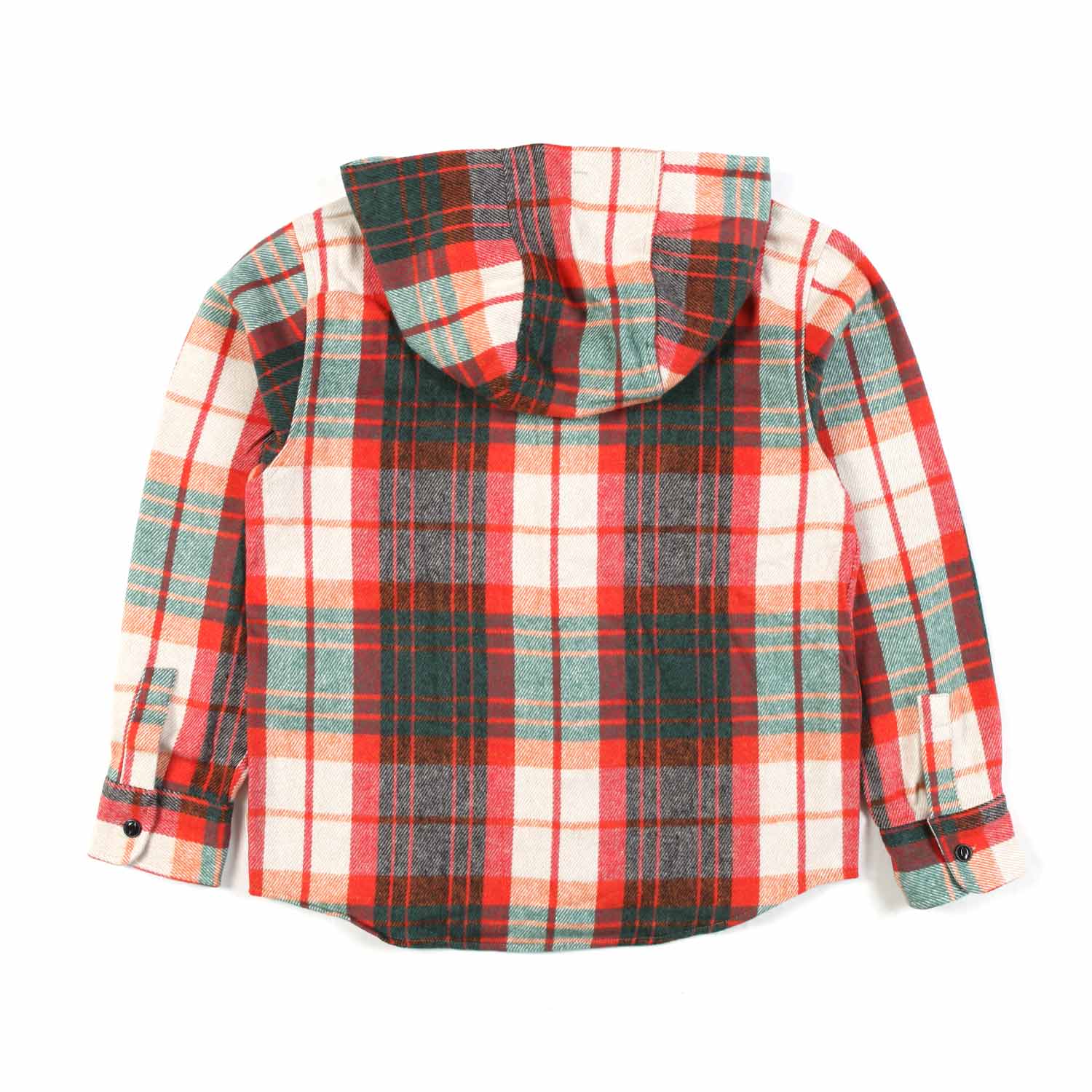 CAMICIA CHECK MULTICOLOR CON CAPPUCCIO - annameglio.com abbigliamento moda