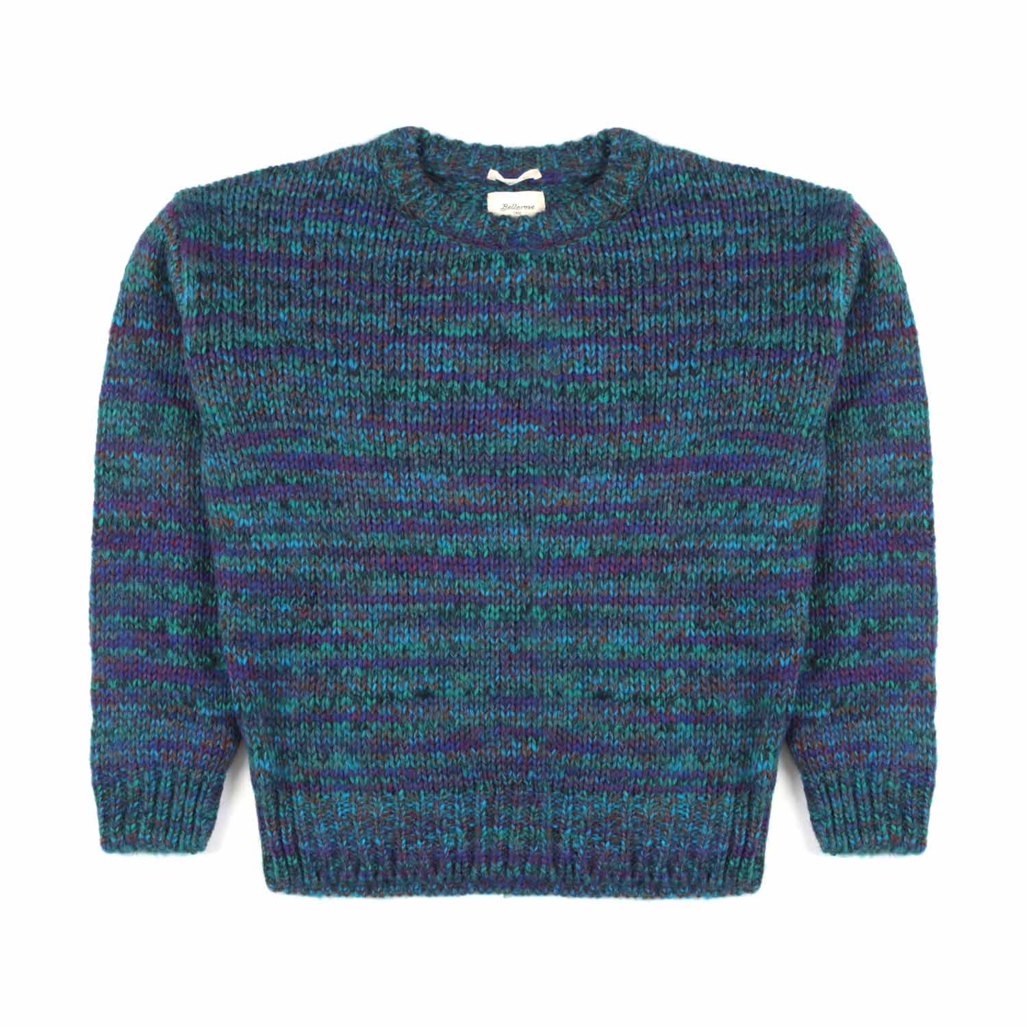 MAGLIONE AORIM BLU MELANGE BAMBINO E TEEN - annameglio.com abbigliamento moda