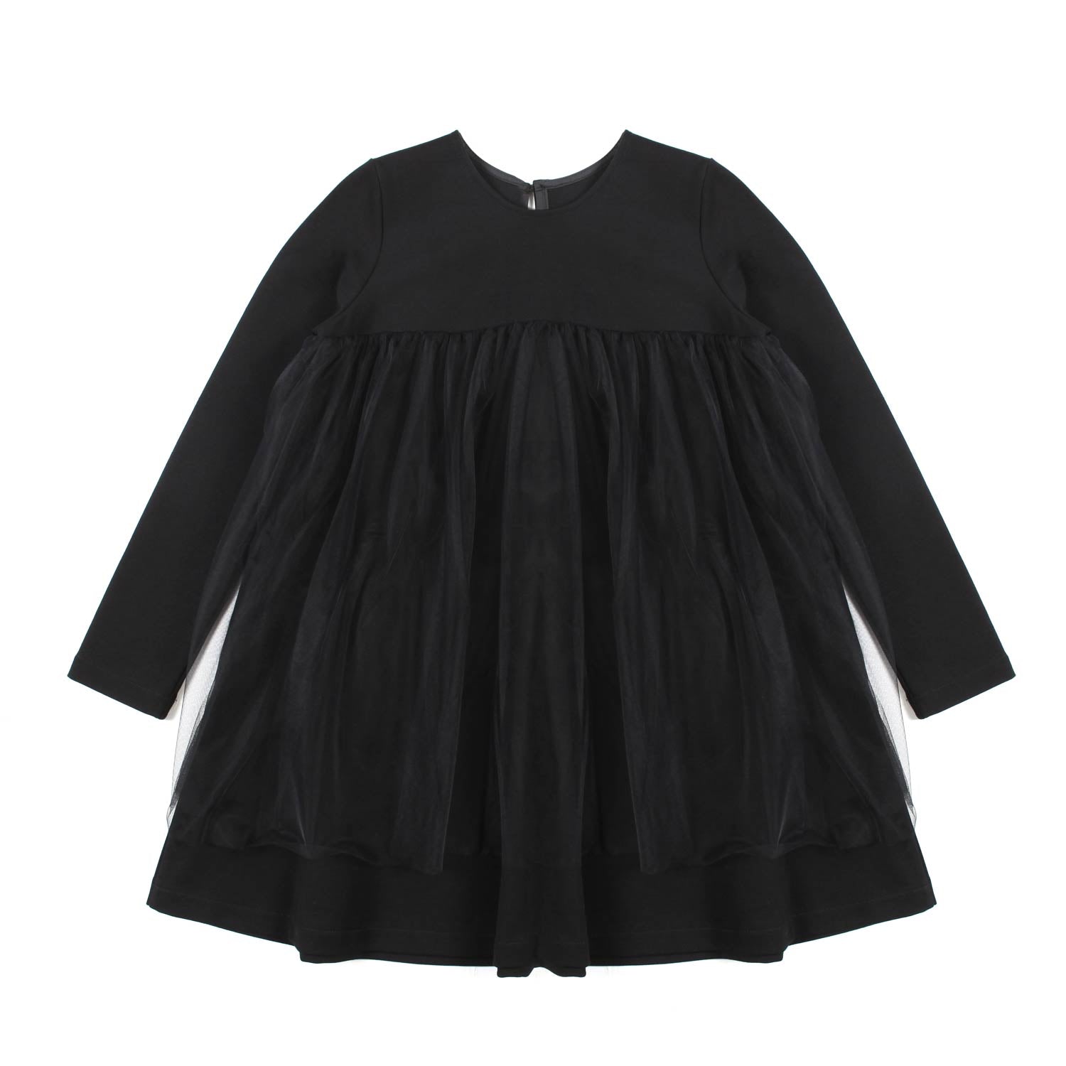 ABITO LILIA NERO BAMBINA - annameglio.com abbigliamento moda