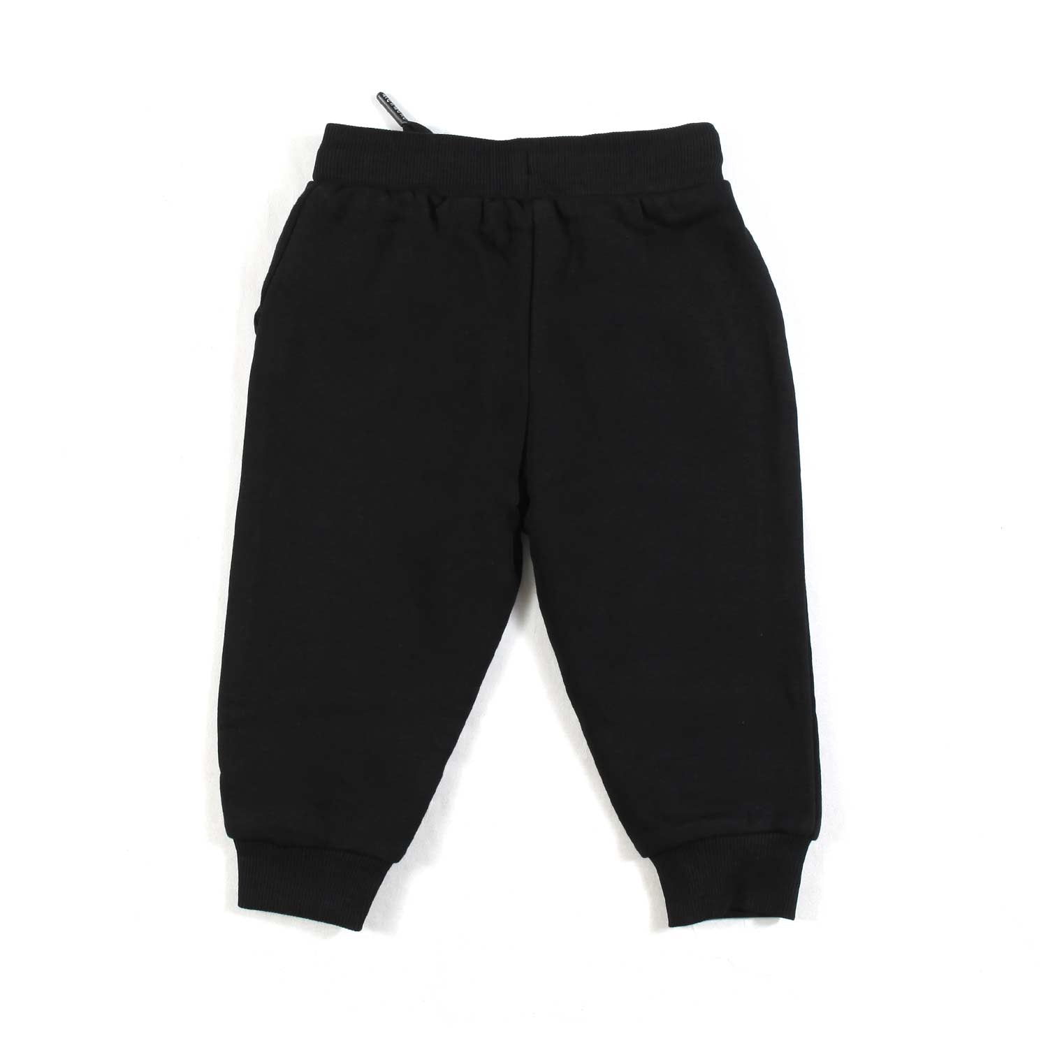 PANTALONE FELPA NERO CON LOGO VERDE BIMBO - annameglio.com abbigliamento moda