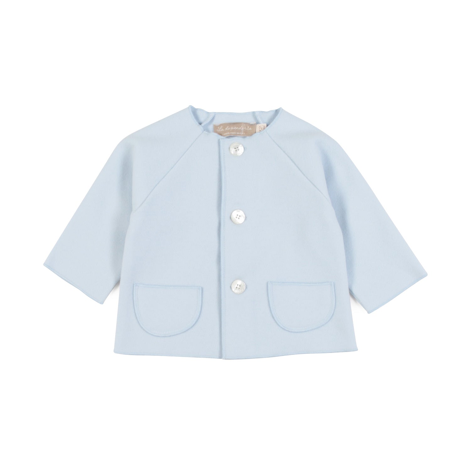 GIACCA PILE CELESTE NEONATO - annameglio.com abbigliamento moda