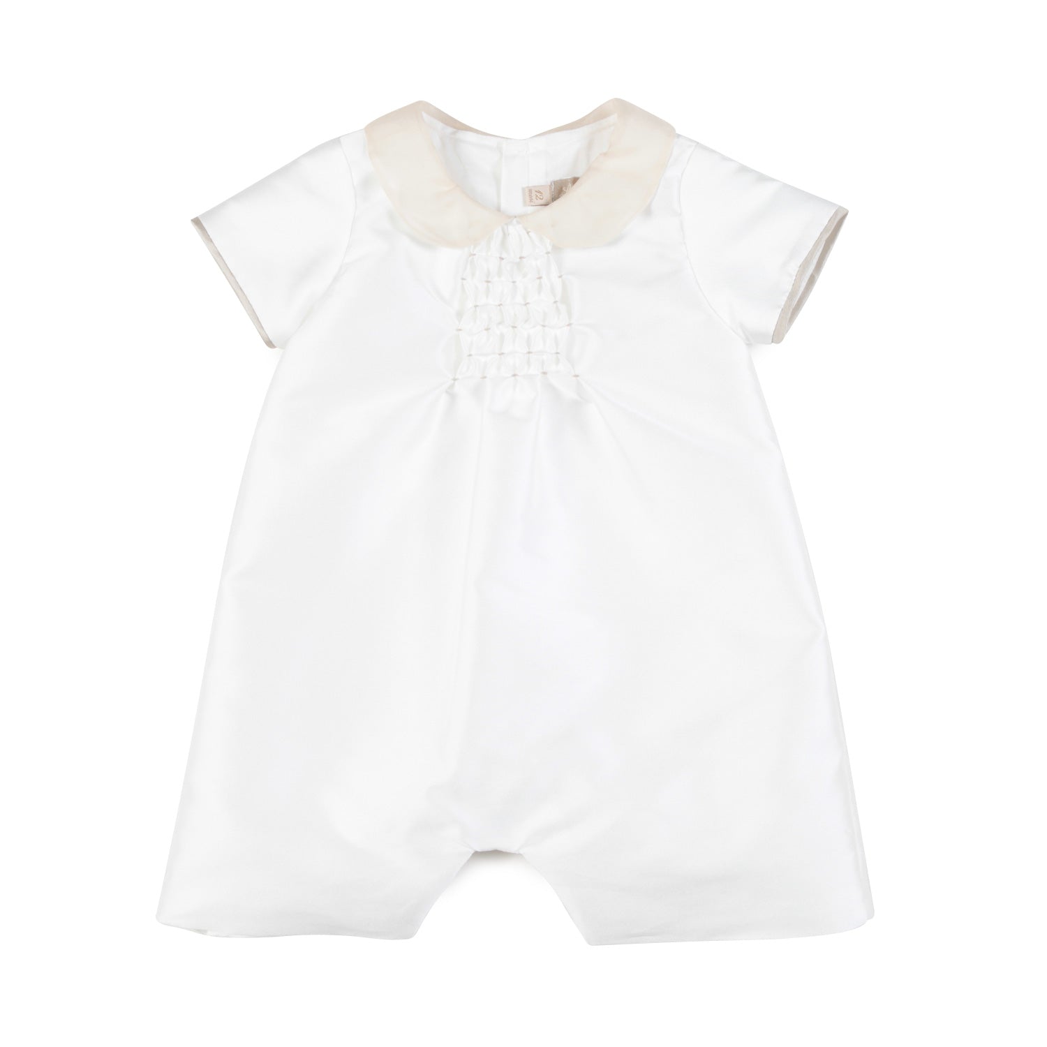 PAGLIACCETTO LEONARDO BIANCO E TORTORA NEONATO - annameglio.com abbigliamento moda