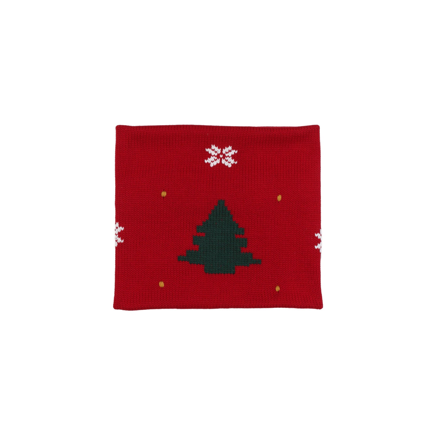 COPERTA CASHWOOL ROSSA CON DECORAZIONI NATALIZIE - annameglio.com abbigliamento moda