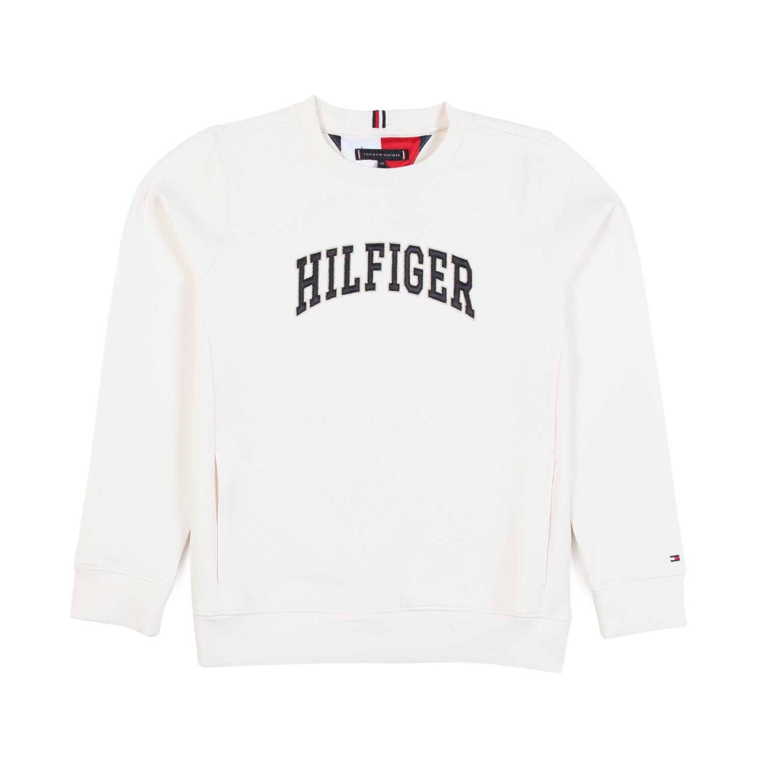 FELPA BIANCA CON LOGO NAVY BAMBINO E TEEN - annameglio.com abbigliamento moda