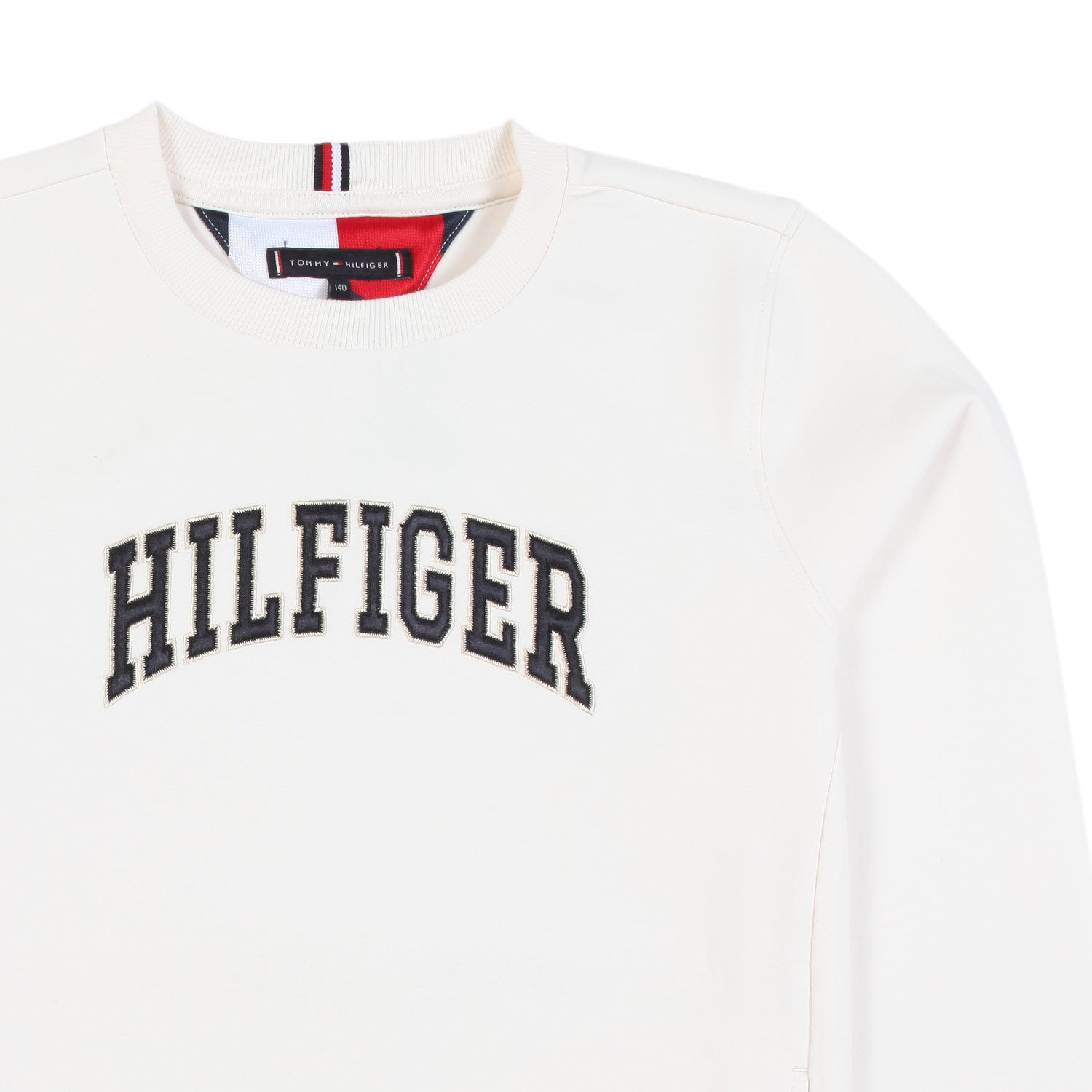 FELPA BIANCA CON LOGO NAVY BAMBINO E TEEN - annameglio.com abbigliamento moda