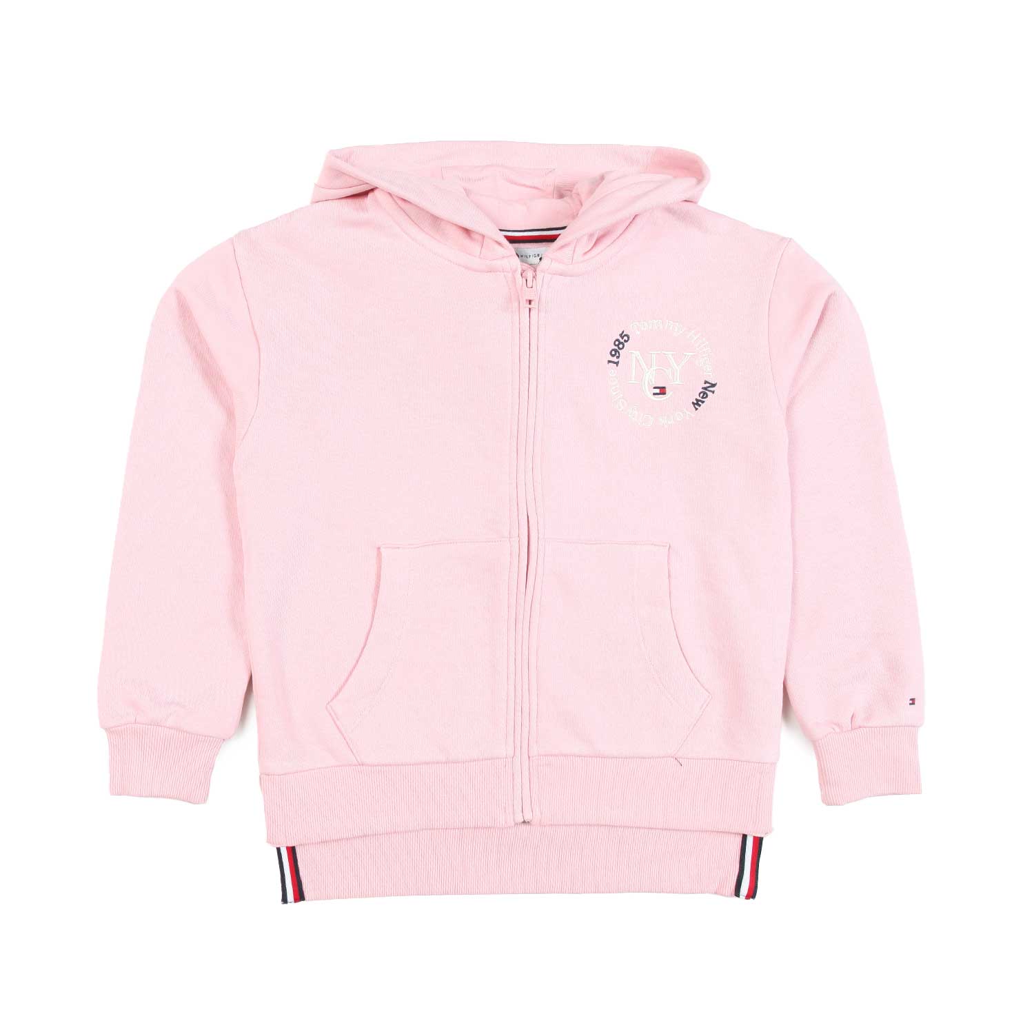 FELPA HOODIE ROSA CON RICAMI BAMBINA E TEEN - annameglio.com abbigliamento moda