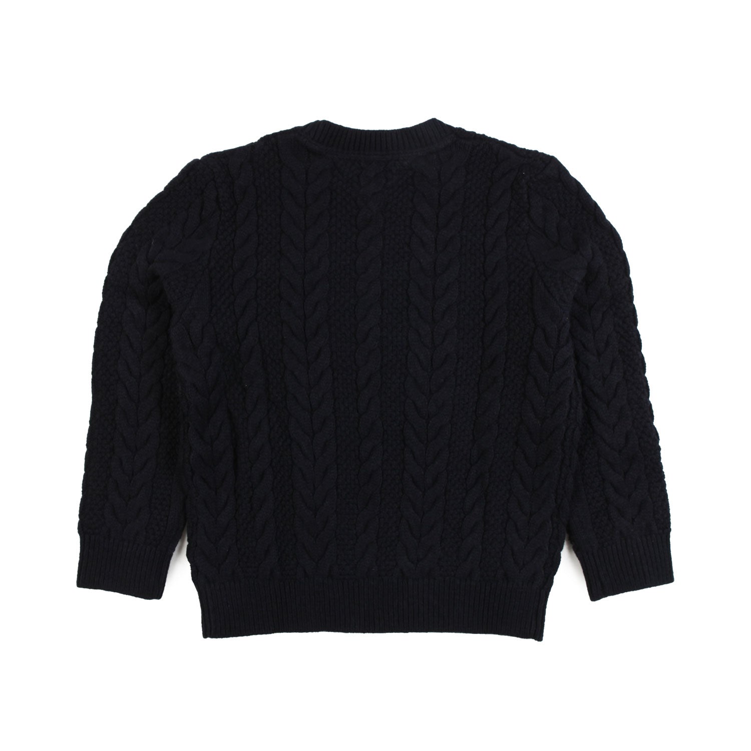 PULLOVER A TRECCE BLU NAVY - annameglio.com abbigliamento moda