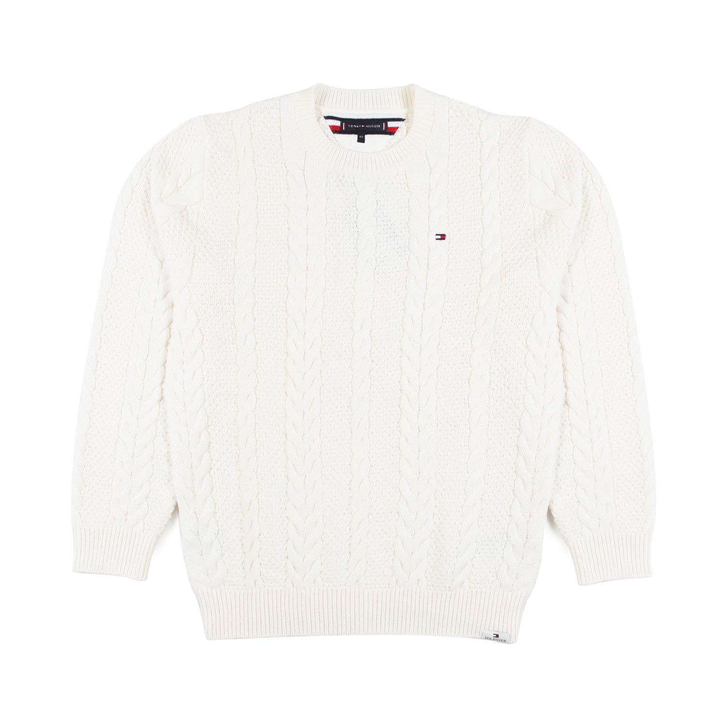 PULLOVER A TRECCE PANNA - annameglio.com abbigliamento moda