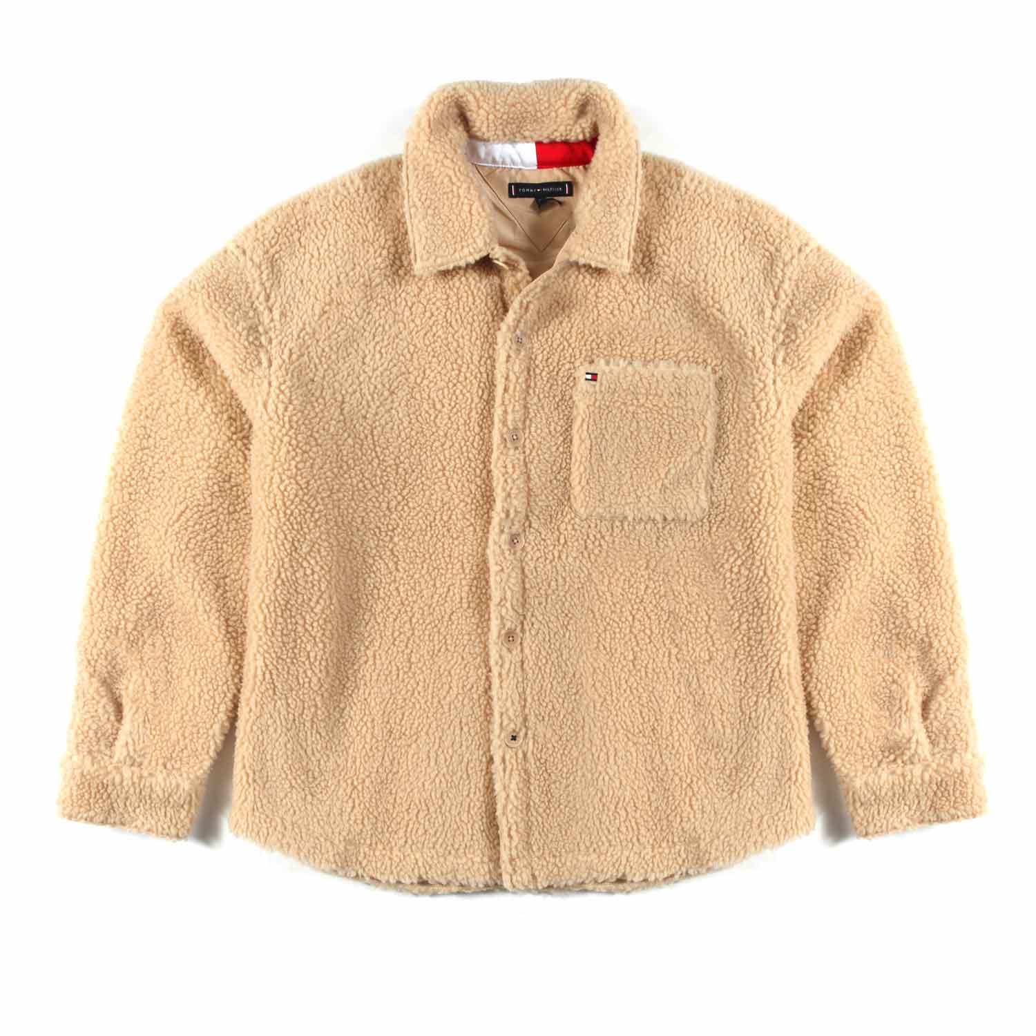 GIACCA CAMICIA SHERPA BEIGE UNISEX - annameglio.com abbigliamento moda