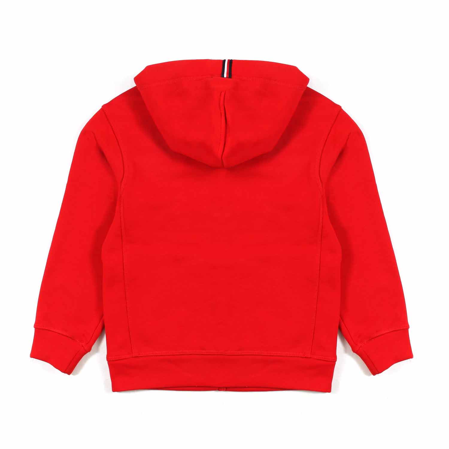 FELPA ROSSA CON CAPPUCCIO E CHIUSURA ZIP - annameglio.com abbigliamento moda