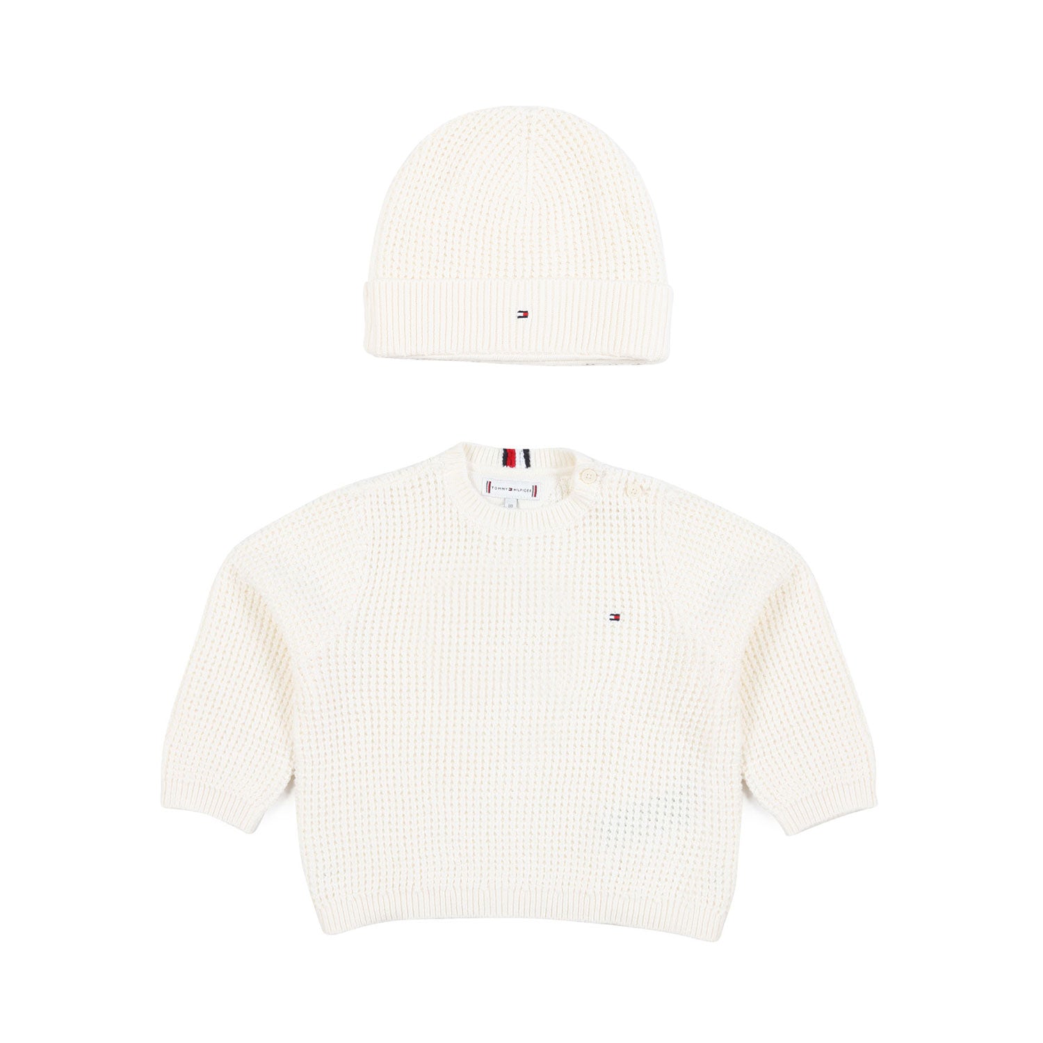 BABY PULLOVER PANNA CON CAPPELLO - annameglio.com abbigliamento moda