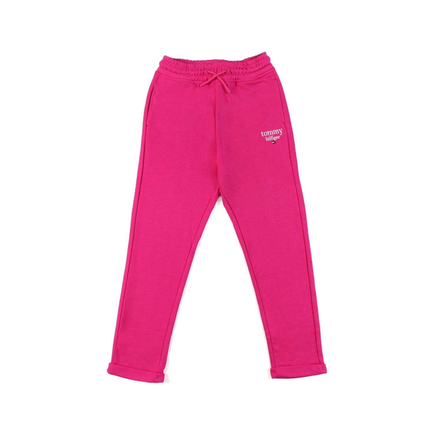 PANTALONE FUCSIA IN FELPA CON LOGO RICAMATO - annameglio.com abbigliamento moda