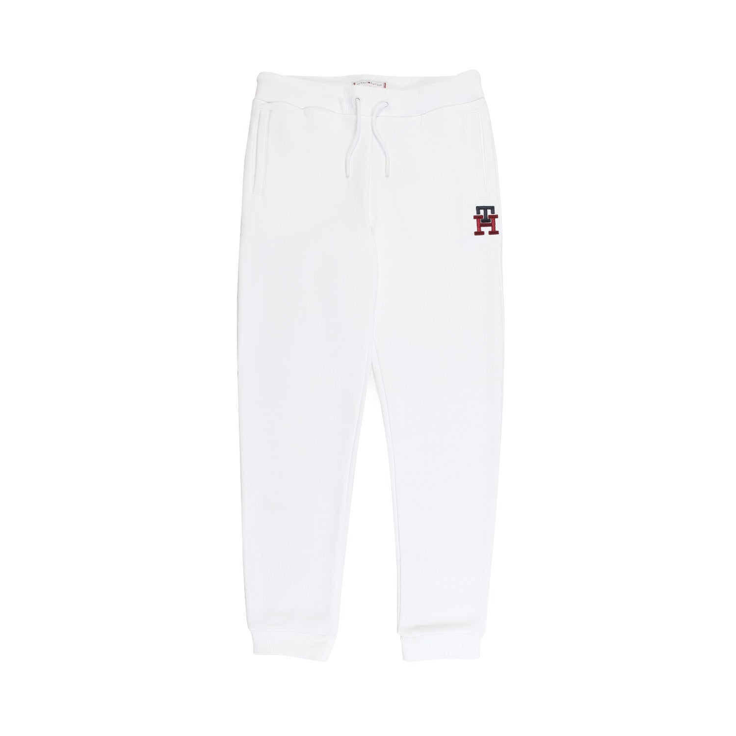PANTALONE BIANCO IN FELPA CON MONOGRAMMA TOMMY - annameglio.com abbigliamento moda
