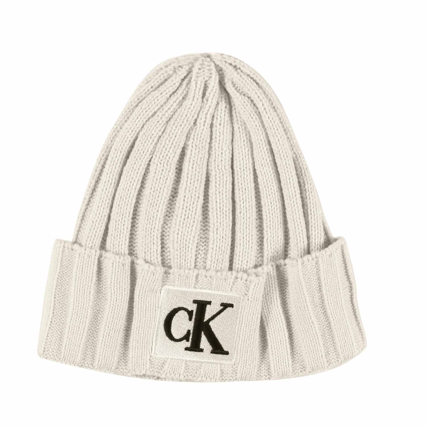 CAPPELLO UNISEX ECRU CON LOGO CK NERO - annameglio.com abbigliamento moda