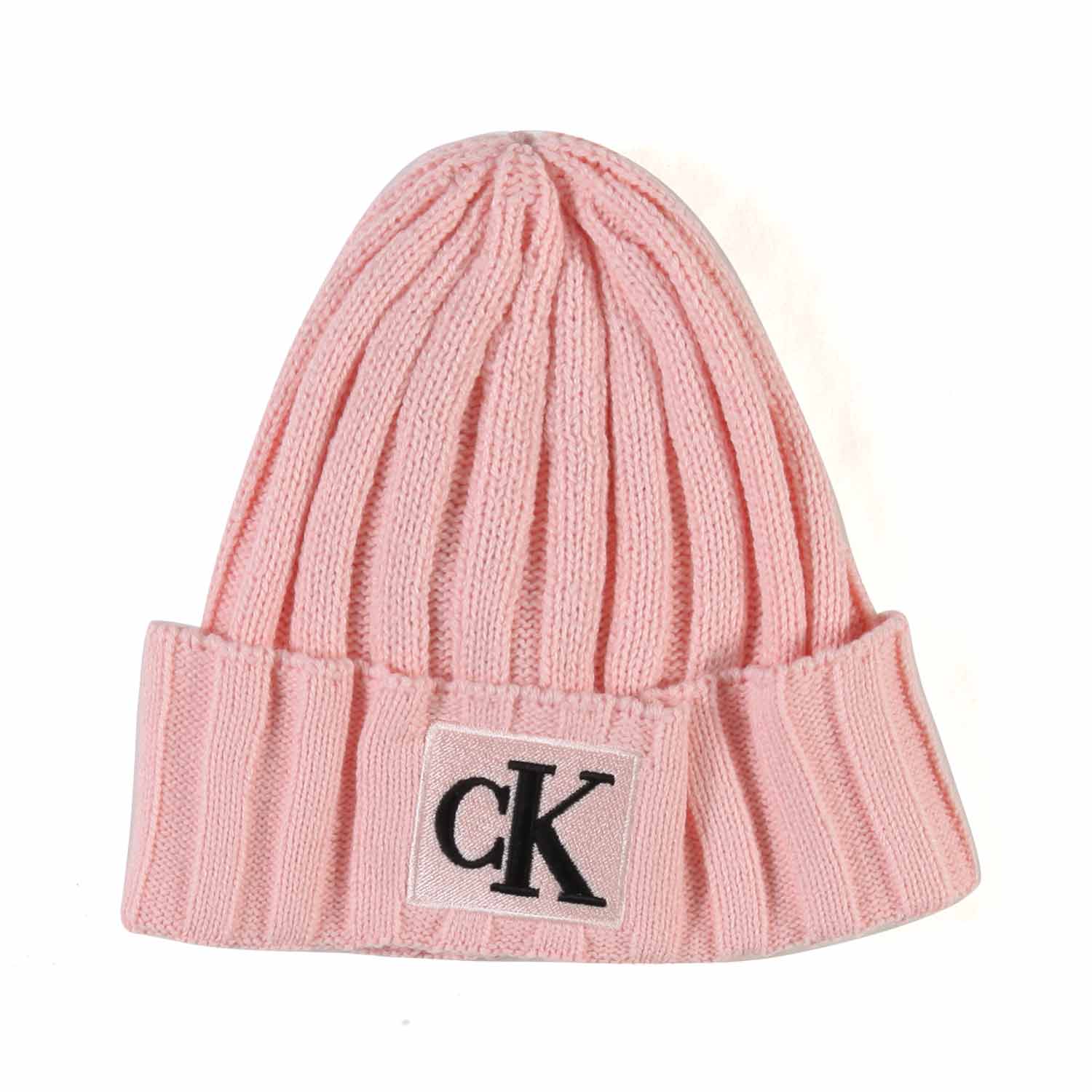 CAPPELLO ROSA CON LOGO CK NERO BAMBINA E TEENAGER - annameglio.com abbigliamento moda