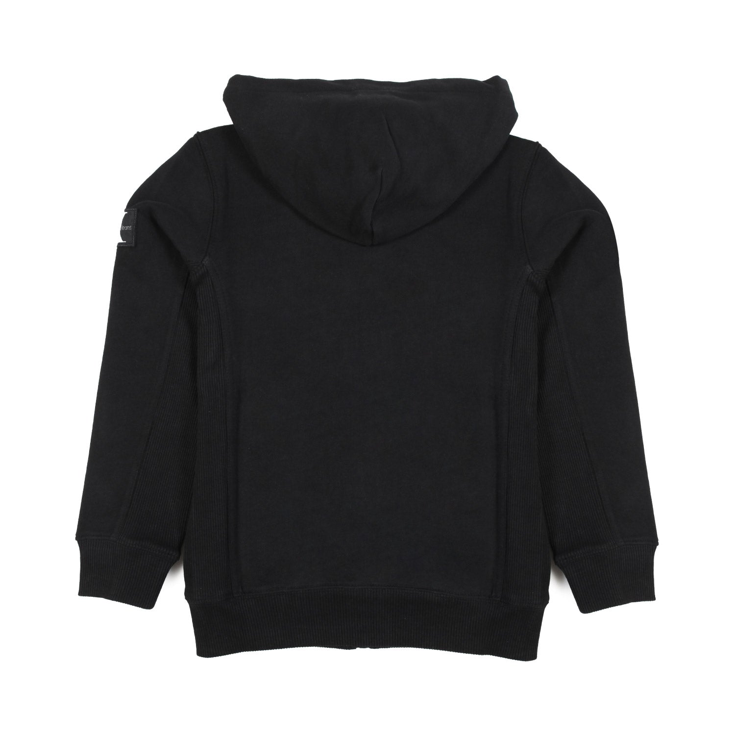 FELPA UNISEX NERA CON CAPPUCCIO E ZIP - annameglio.com abbigliamento moda