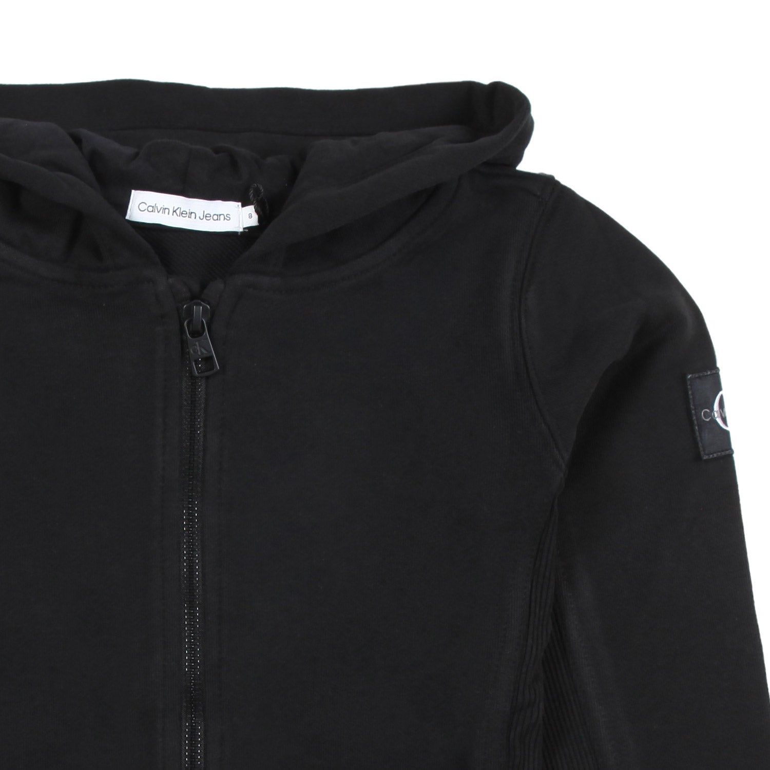 FELPA UNISEX NERA CON CAPPUCCIO E ZIP - annameglio.com abbigliamento moda