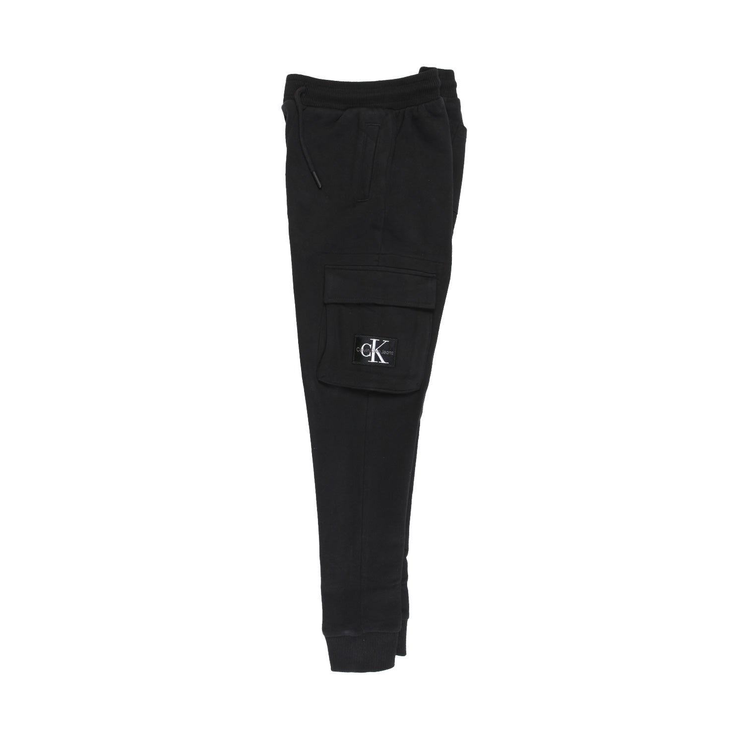 PANTALONE JOGGER UNISEX NERO CON TASCA CARGO - annameglio.com abbigliamento moda