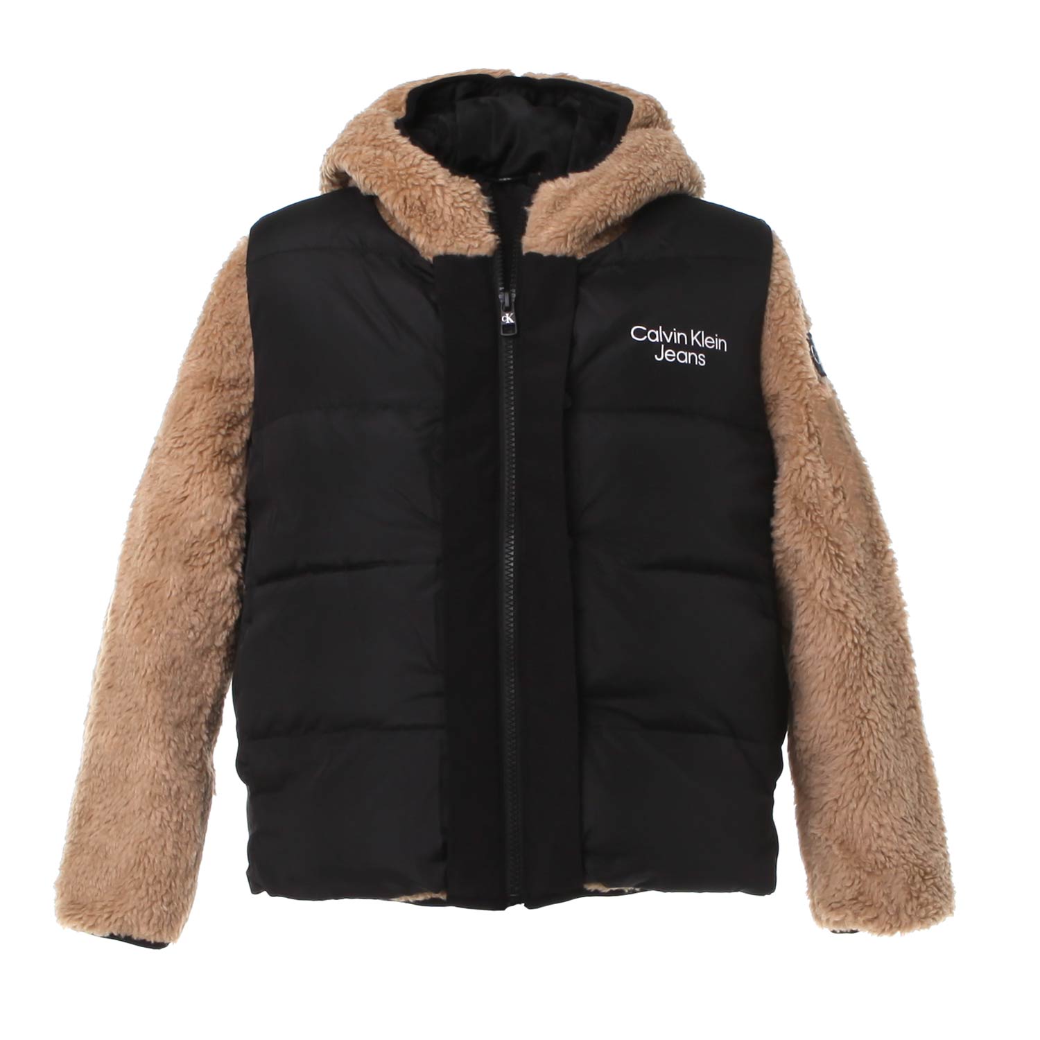 GIACCA TEDDY CAMMELLO CON GILET NERO UNISEX - annameglio.com abbigliamento moda