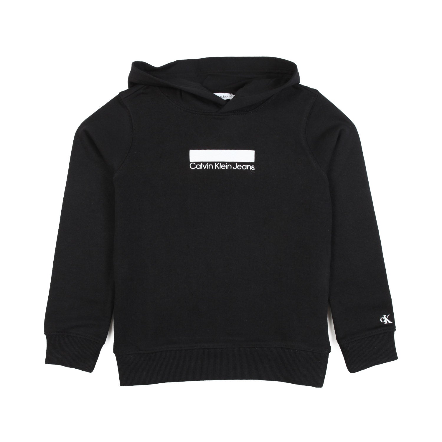 FELPA UNISEX NERA CON CAPPUCCIO E LOGHI BIANCHI - annameglio.com abbigliamento moda