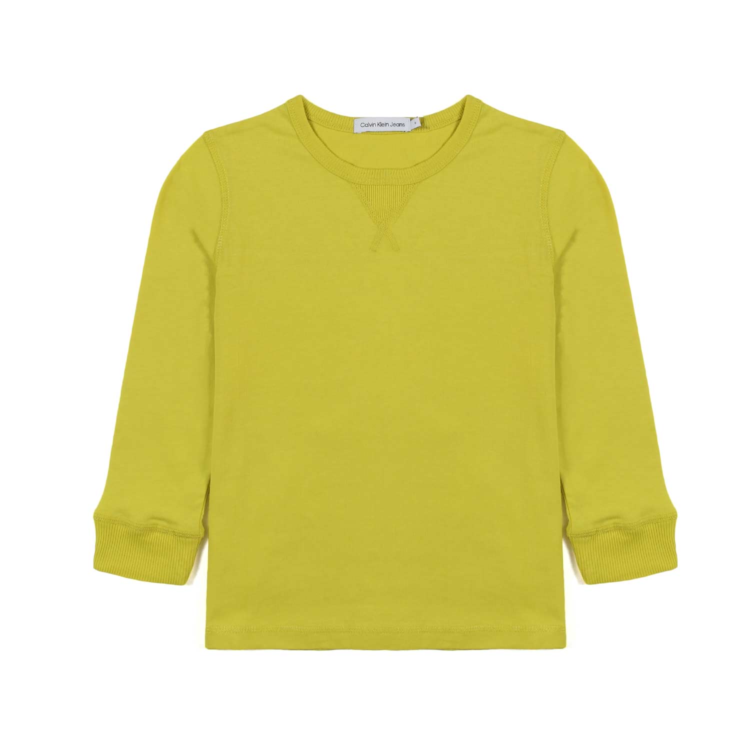 T-SHIRT UNISEX MANICA LUNGA GIALLO CITRINE - annameglio.com abbigliamento moda