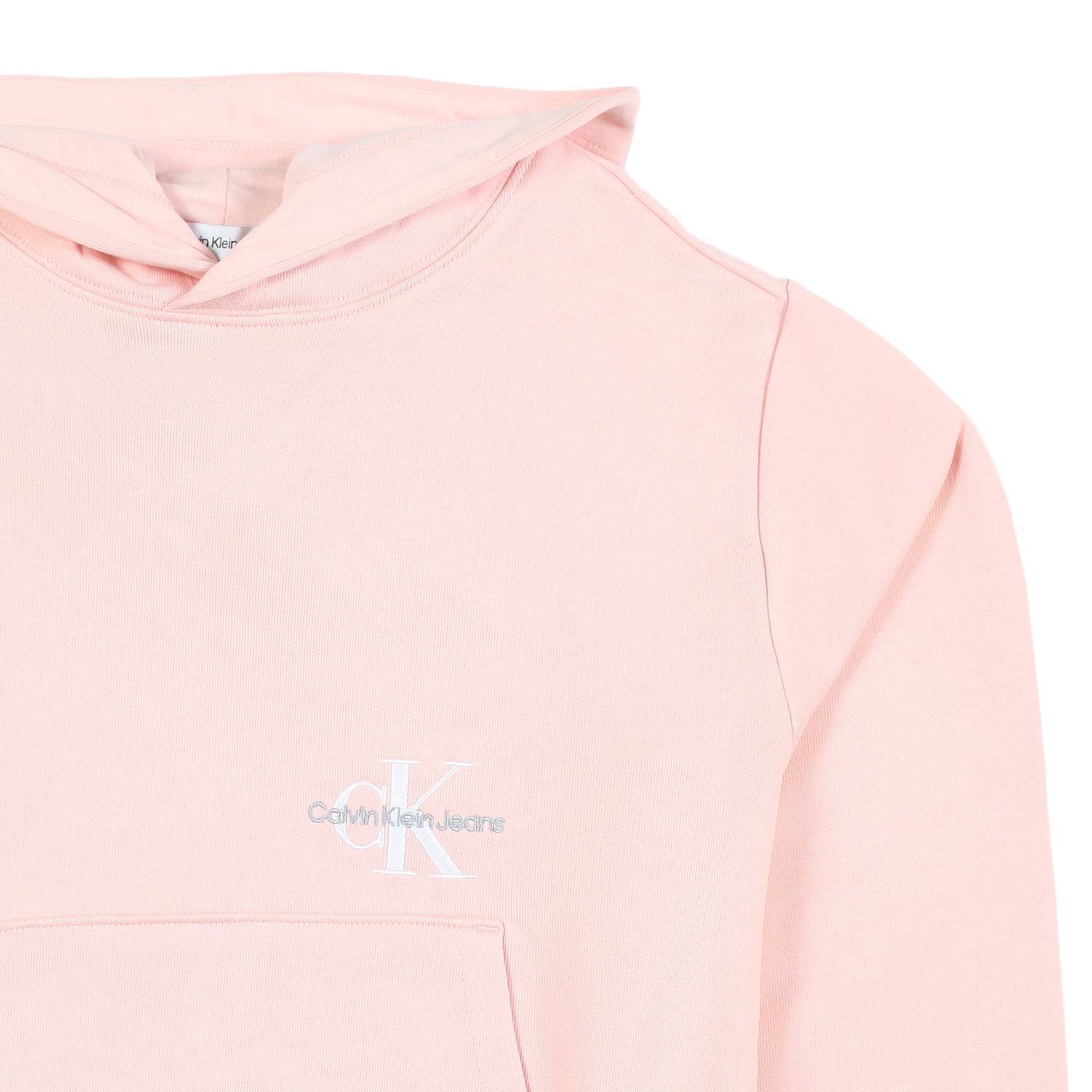 FELPA ROSA CHIARO CON CAPPUCCIO E LOGO BIANCO - annameglio.com abbigliamento moda