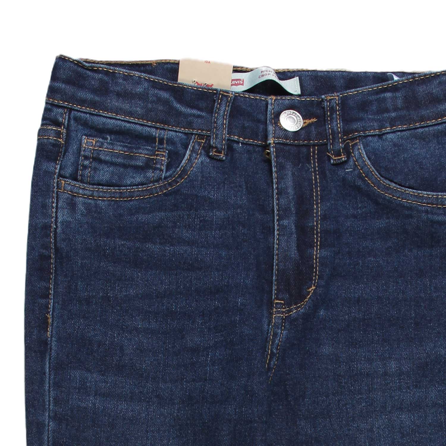 JEANS BLU CROPPED E SVASATO BAMBINA E RAGAZZA - annameglio.com abbigliamento moda