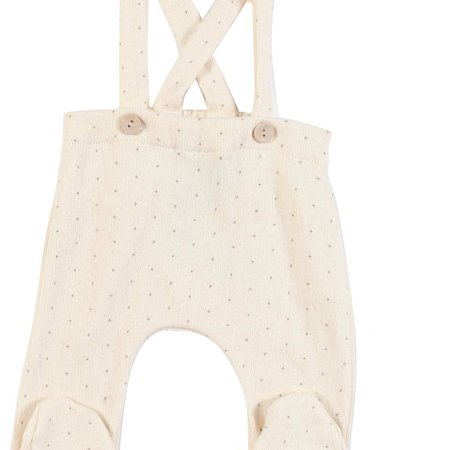 PANTALONE TUTA ODA ECRU NEONATA - annameglio.com abbigliamento moda