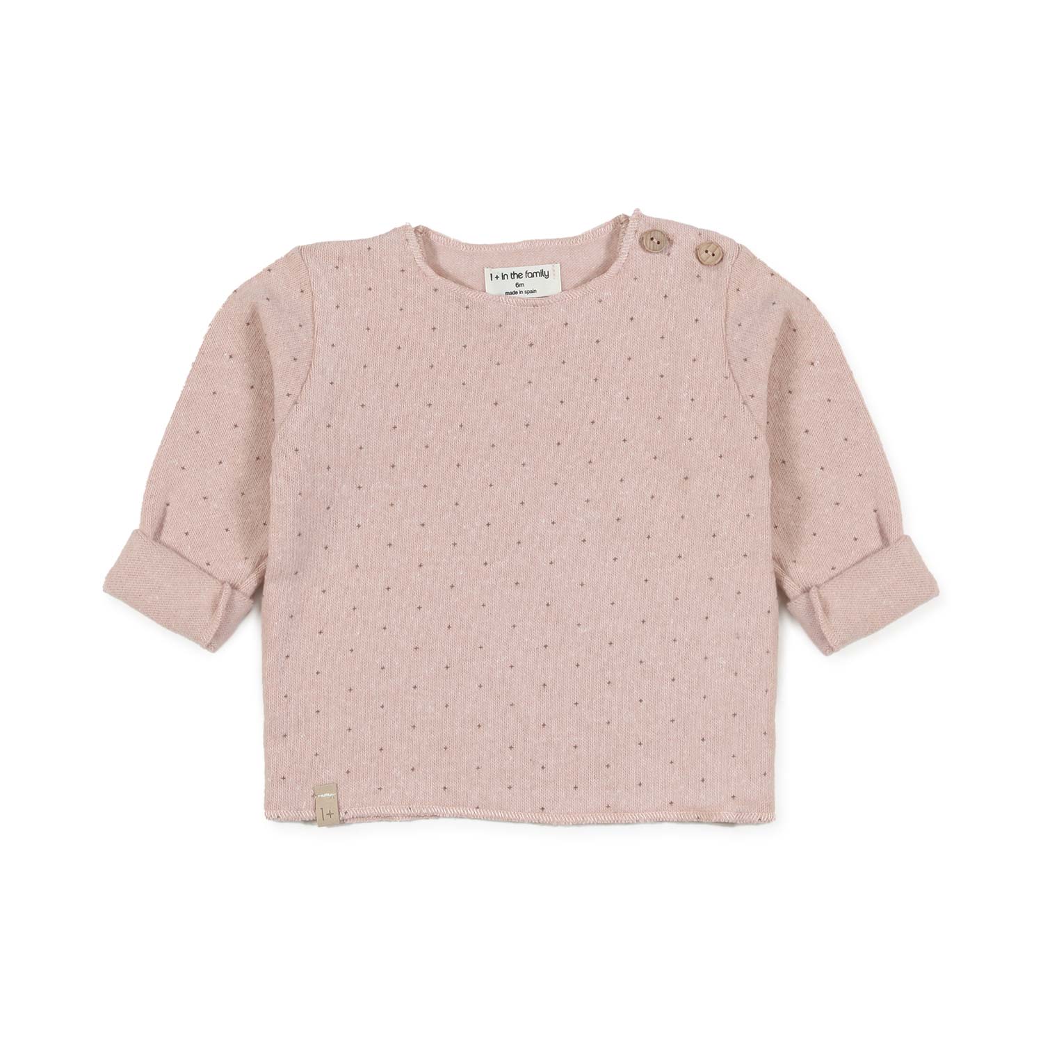 FELPINA CHANTAL ROSA NEONATA - annameglio.com abbigliamento moda