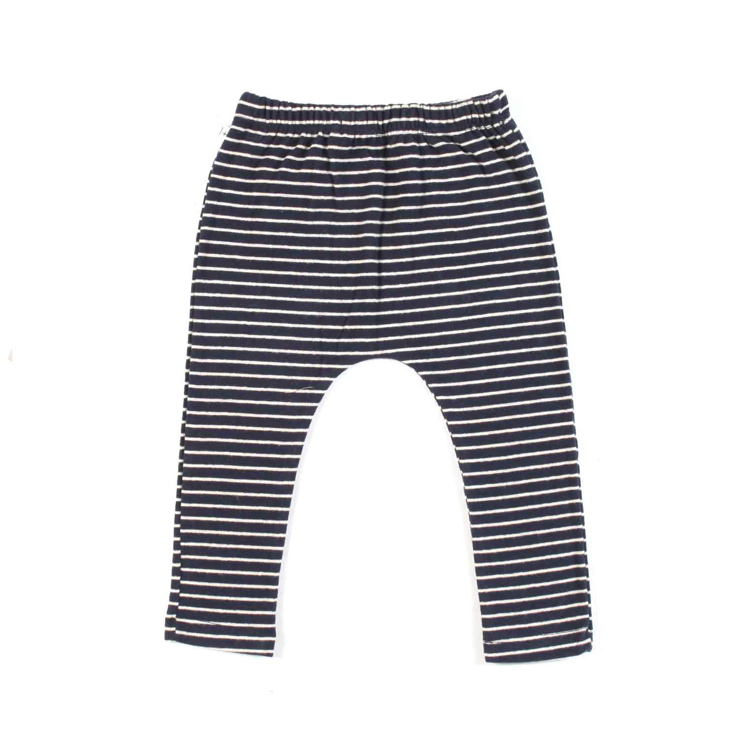 LEGGINGS MONI BLU NAVY A RIGHE - annameglio.com abbigliamento moda