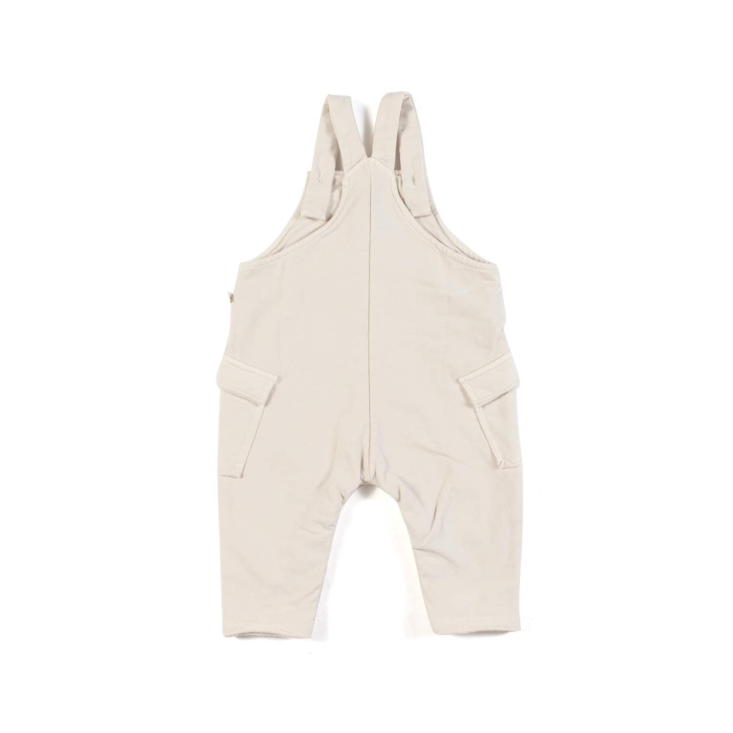 SALOPETTE ANDREA BIANCO AVENA BABY UNISEX - annameglio.com abbigliamento moda