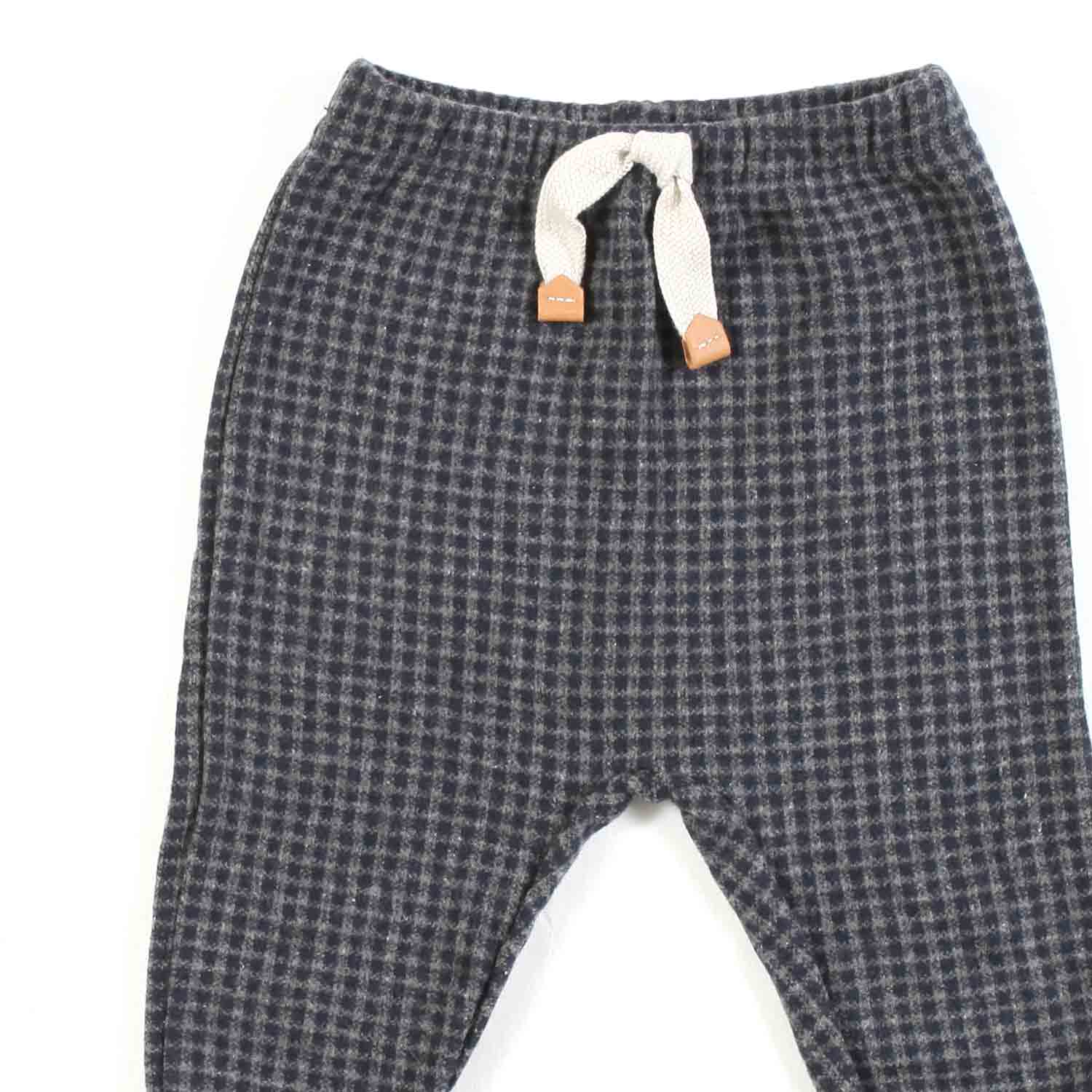 PANTALONE SEBA GRIGIO E BLU NAVY BIMBO E NEONATO - annameglio.com abbigliamento moda