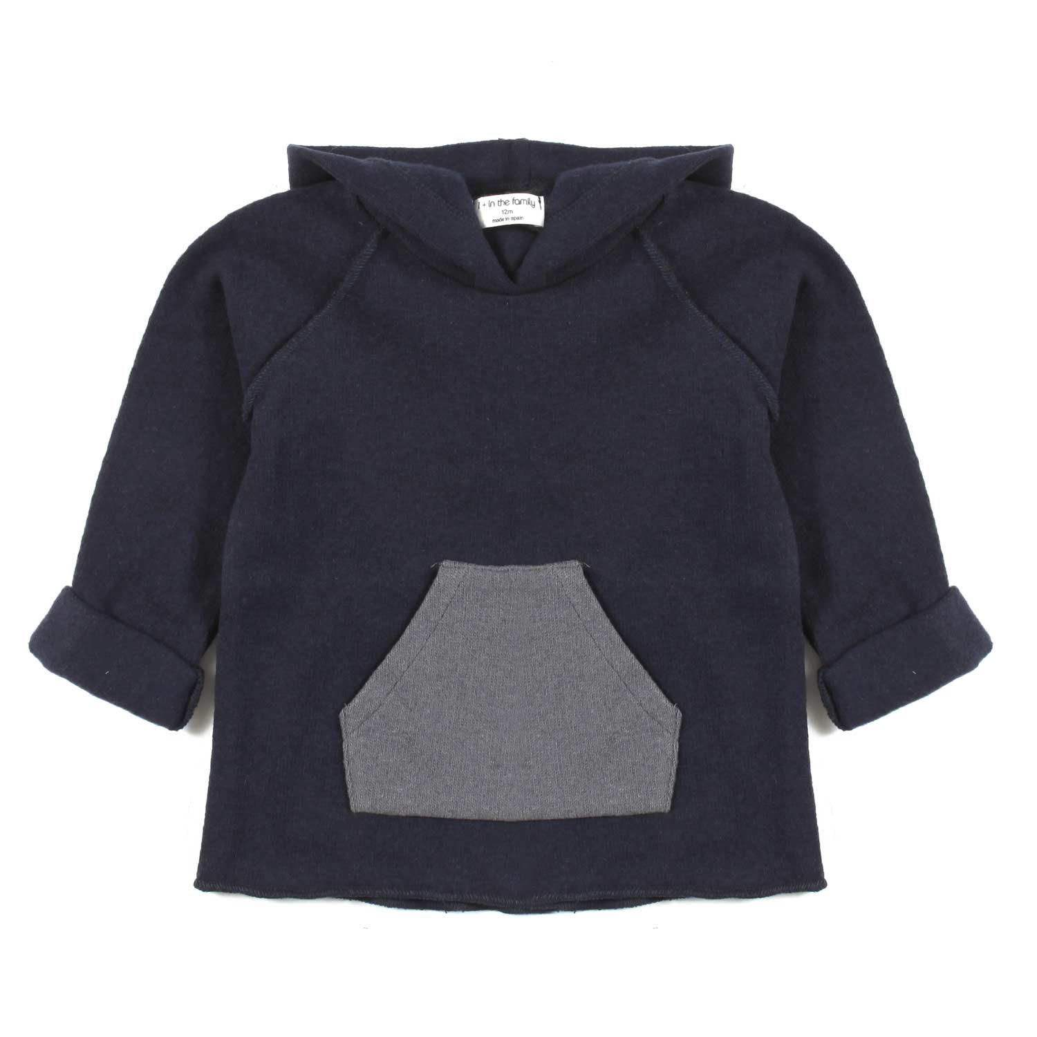 FELPA LEANDRE BLU NAVY BIMBO E NEONATO - annameglio.com abbigliamento moda