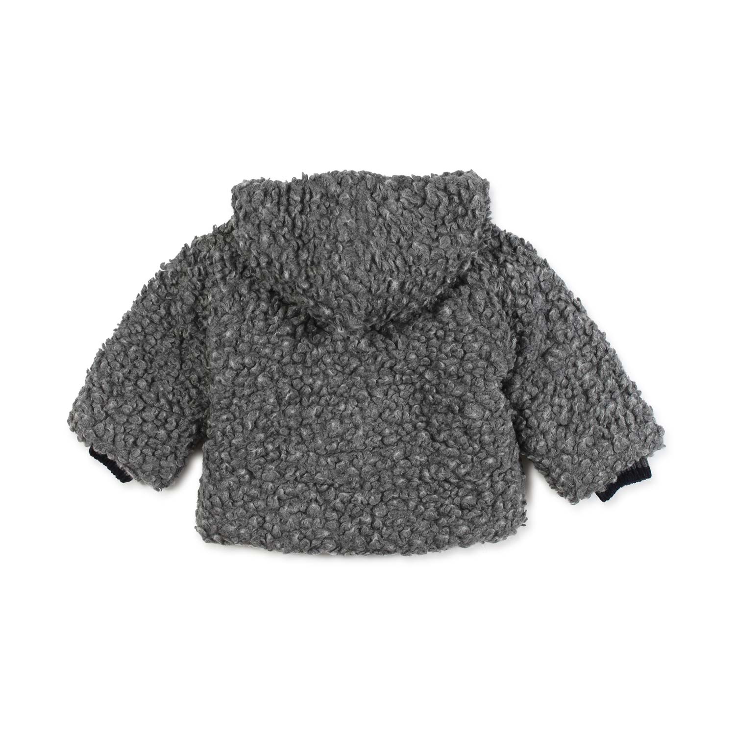 CAPPOTTINO IMANOL GRIGIO IN ECO SHEARLING - annameglio.com abbigliamento moda