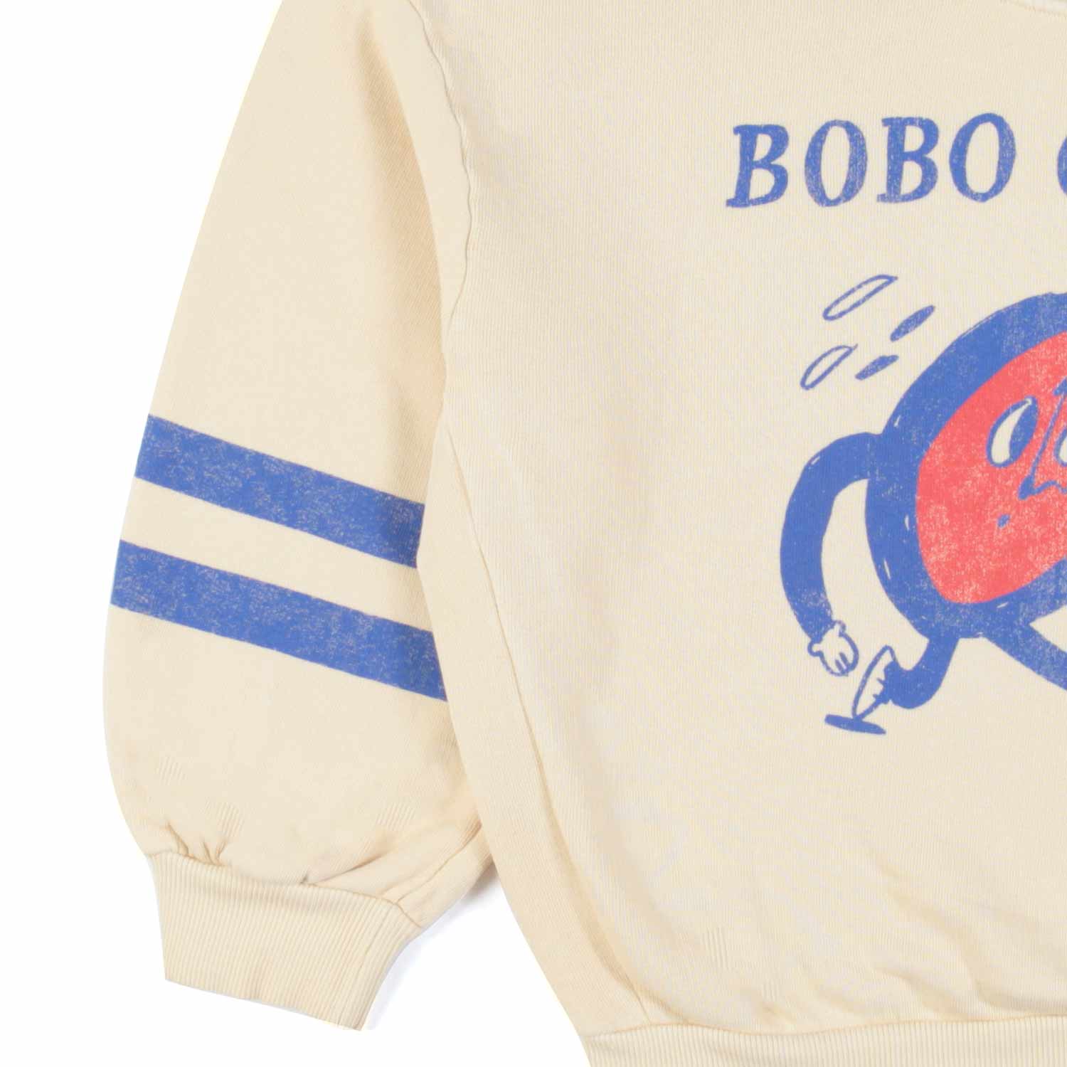 FELPA UNISEX BIANCO NATURALE E BLU - annameglio.com abbigliamento moda