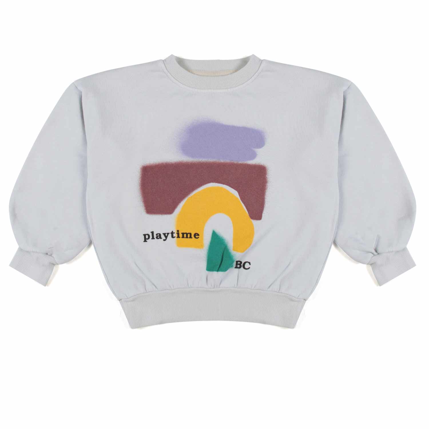 FELPA UNISEX GRIGIO CHIARO CON STAMPE - annameglio.com abbigliamento moda