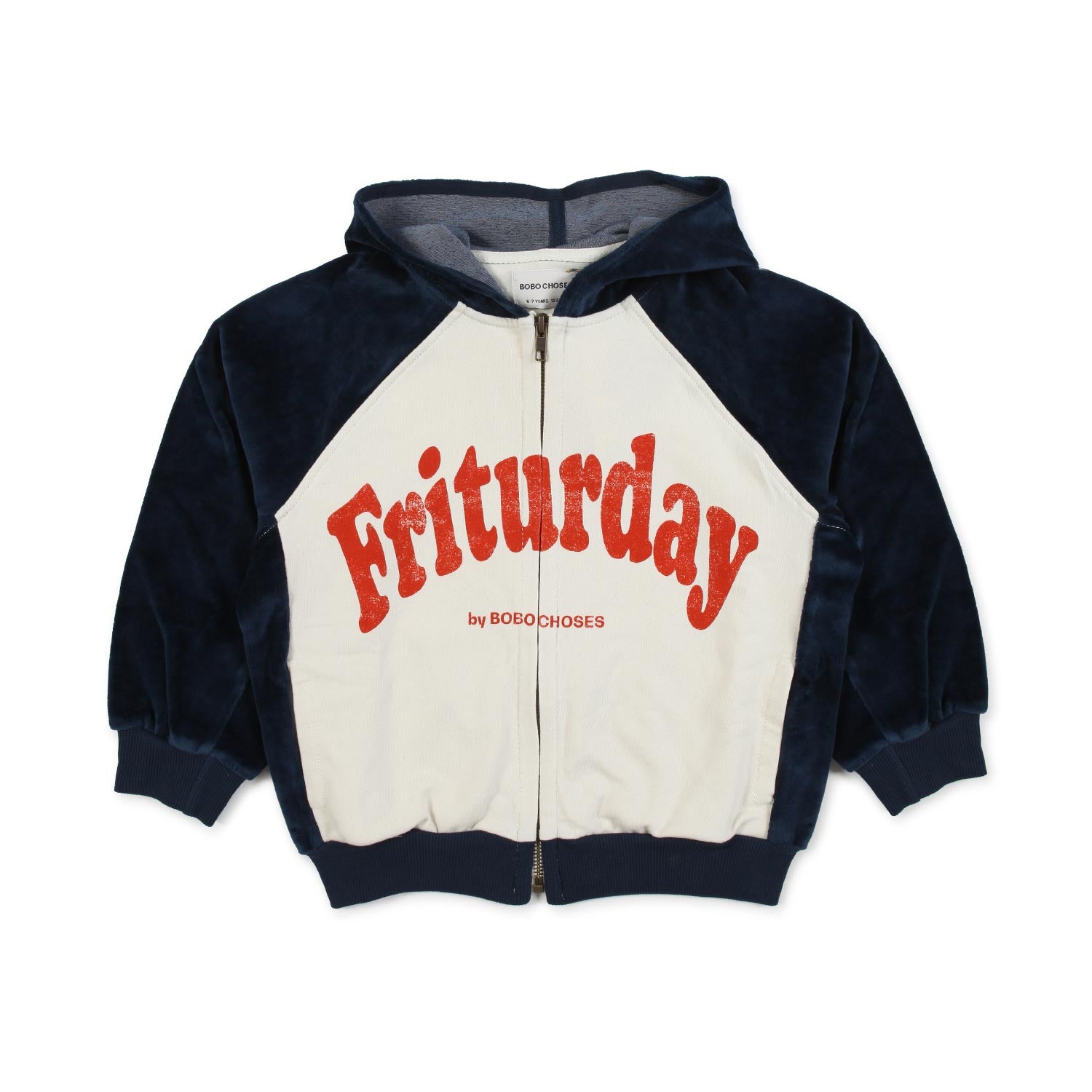 FELPA HOODIE PANNA E BLU SCURO BAMBINO - annameglio.com abbigliamento moda